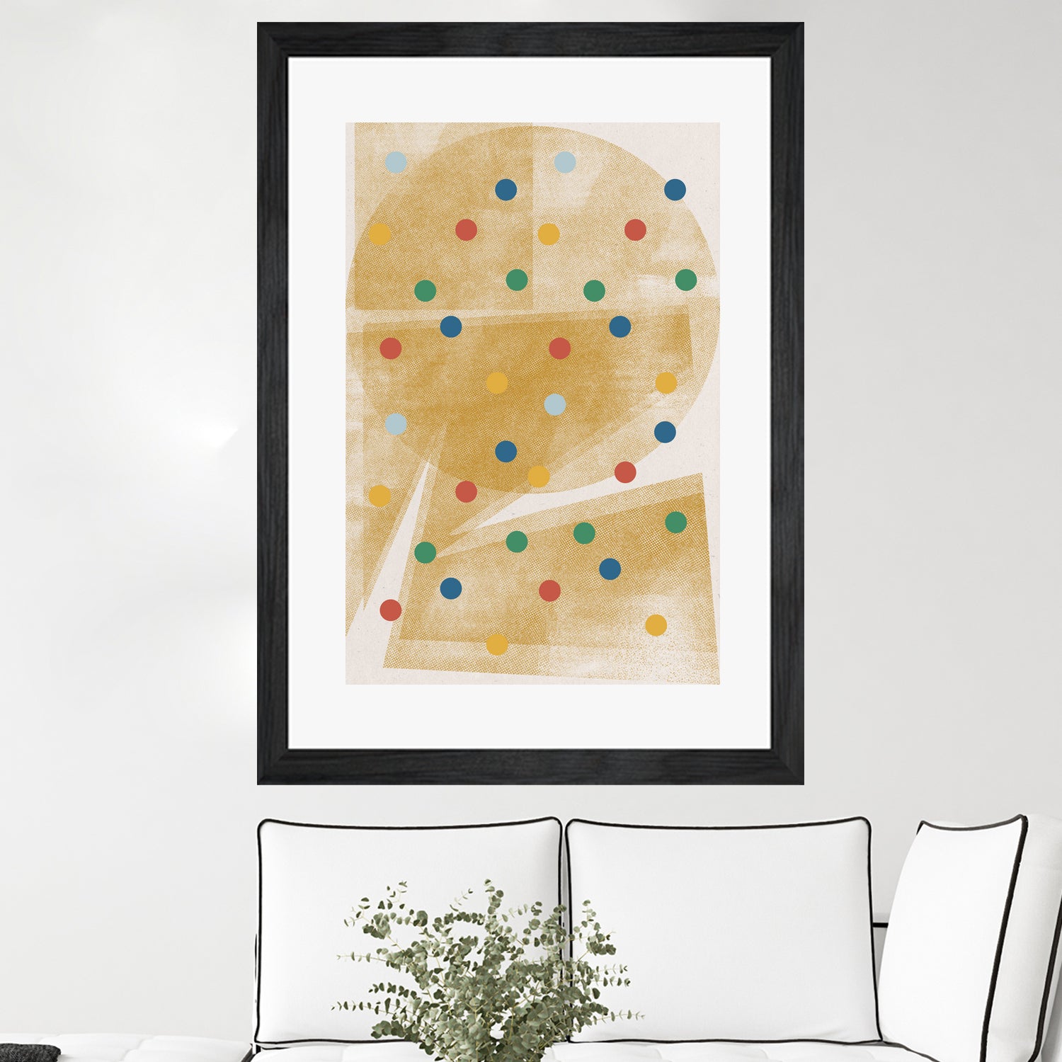 Paper Collage No.6 by The Miuus Studio on GIANT ART - beige watercolor neutral