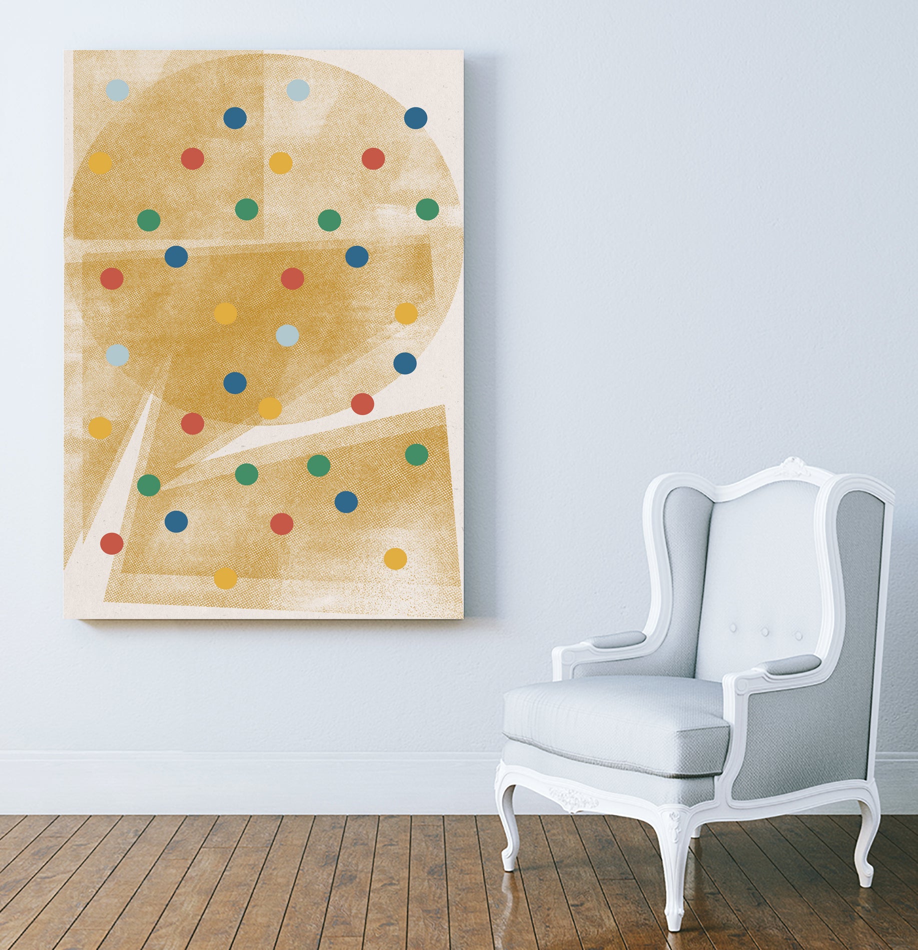 Paper Collage No.6 by The Miuus Studio on GIANT ART - beige watercolor neutral