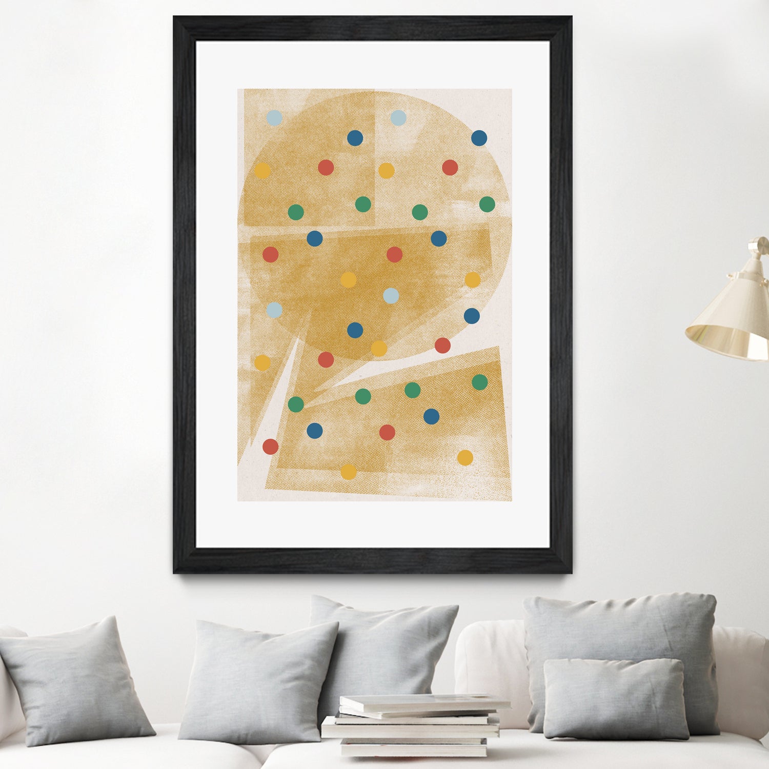 Paper Collage No.6 by The Miuus Studio on GIANT ART - beige watercolor neutral