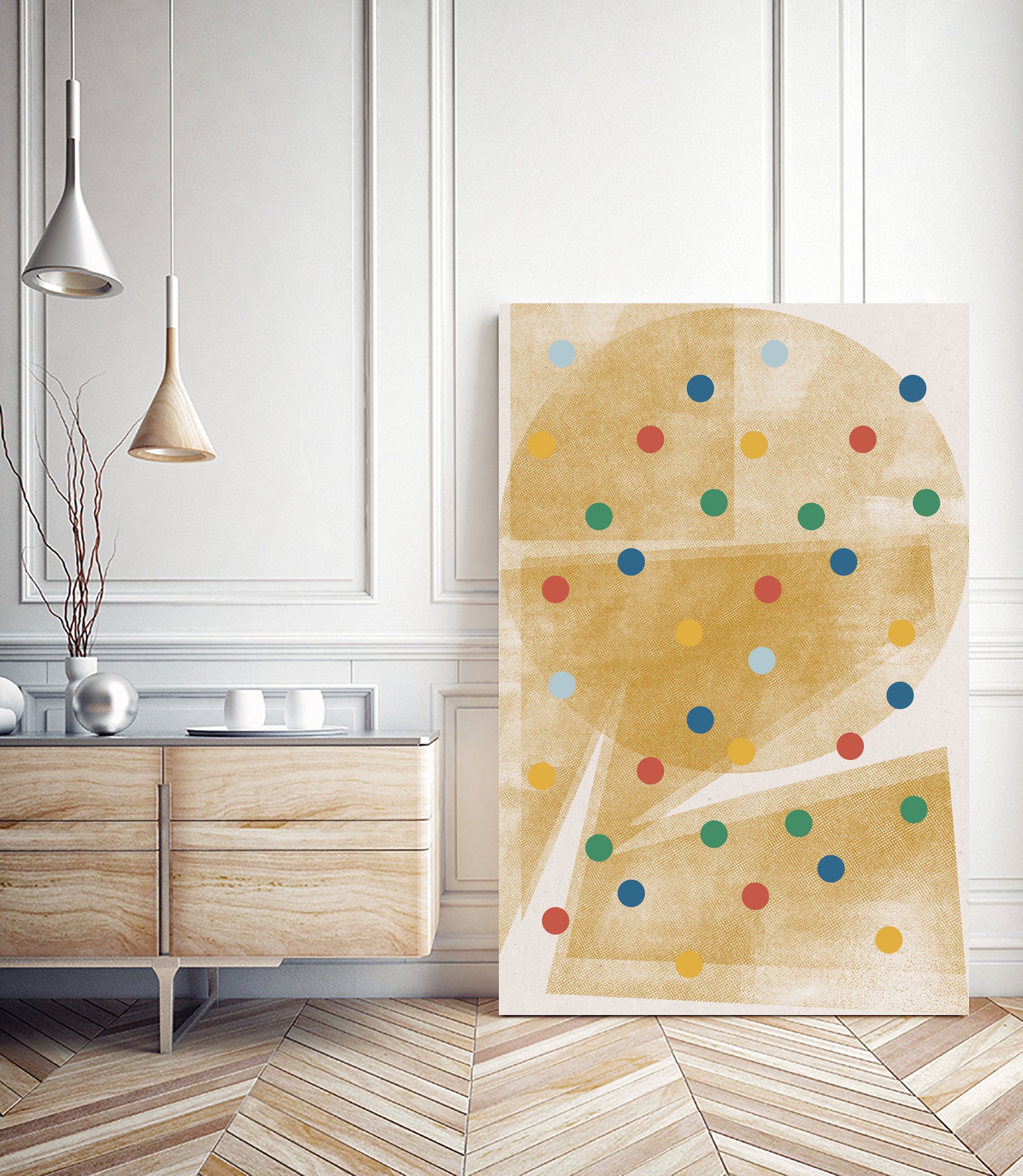 Paper Collage No.6 by The Miuus Studio on GIANT ART - beige watercolor neutral