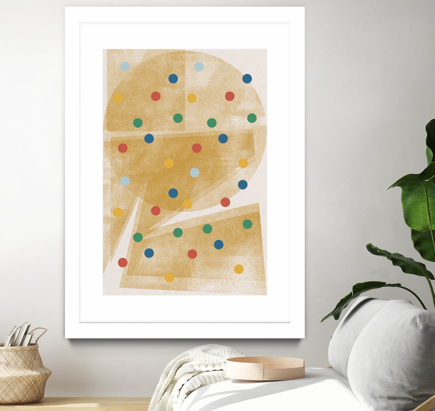 Paper Collage No.6 by The Miuus Studio on GIANT ART - beige watercolor neutral