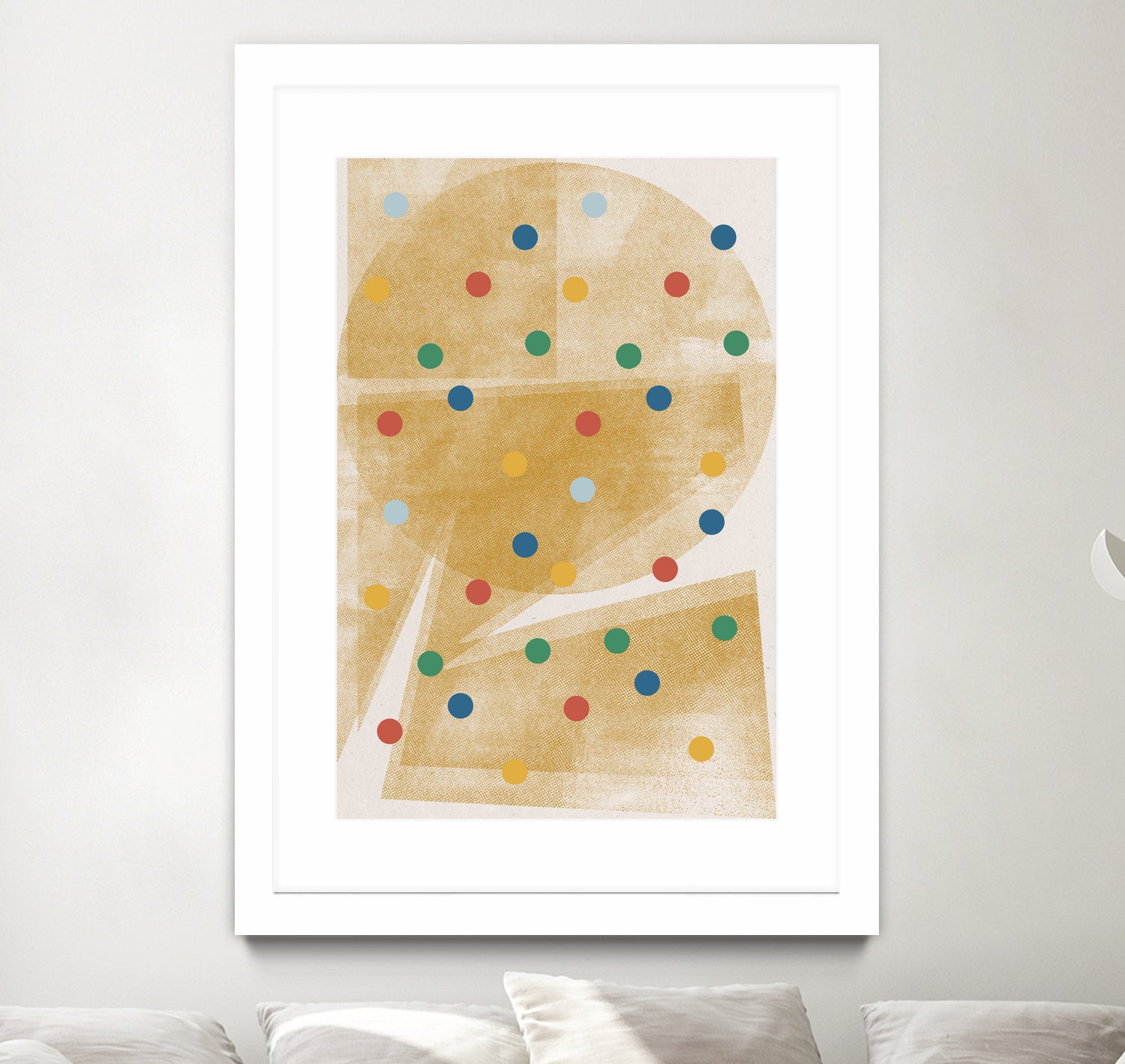 Paper Collage No.6 by The Miuus Studio on GIANT ART - beige watercolor neutral