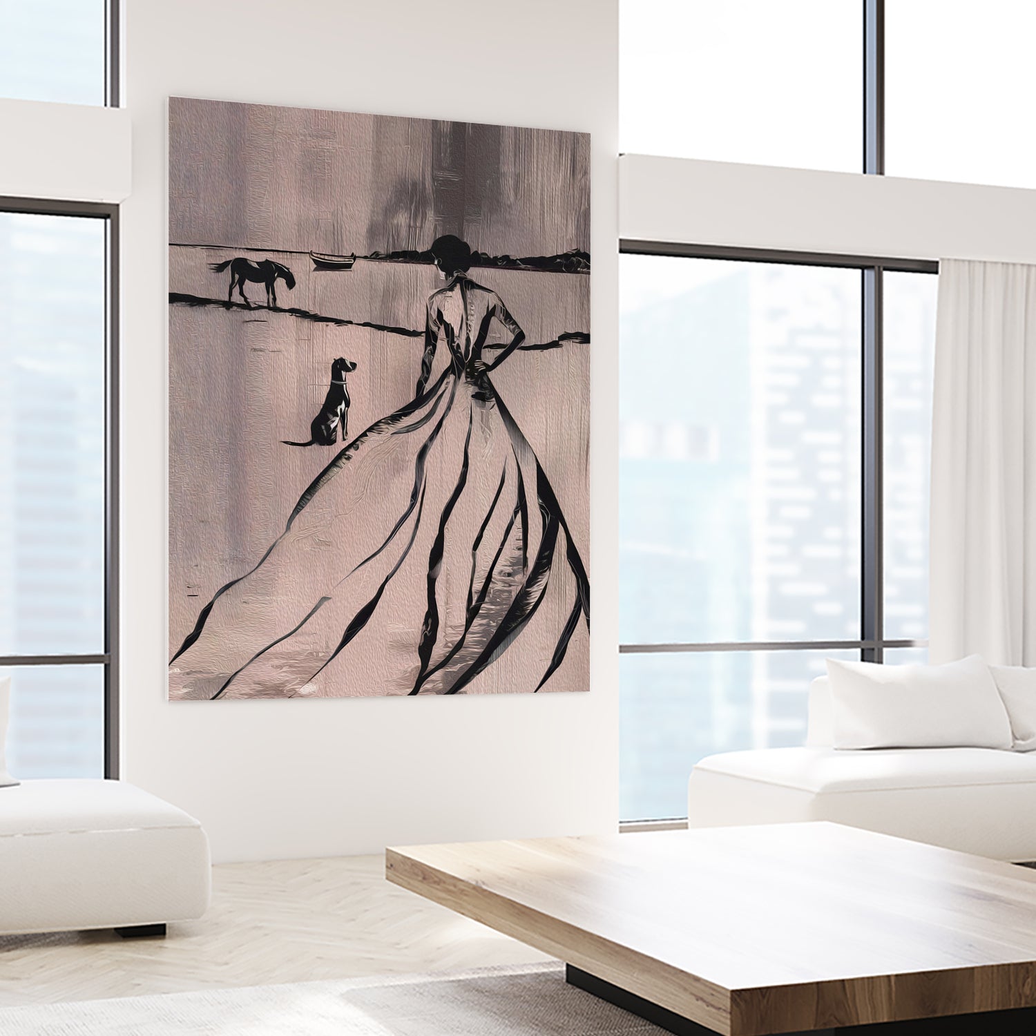 Woman By the Lake by Andreas Magnusson on GIANT ART - paintings drawing