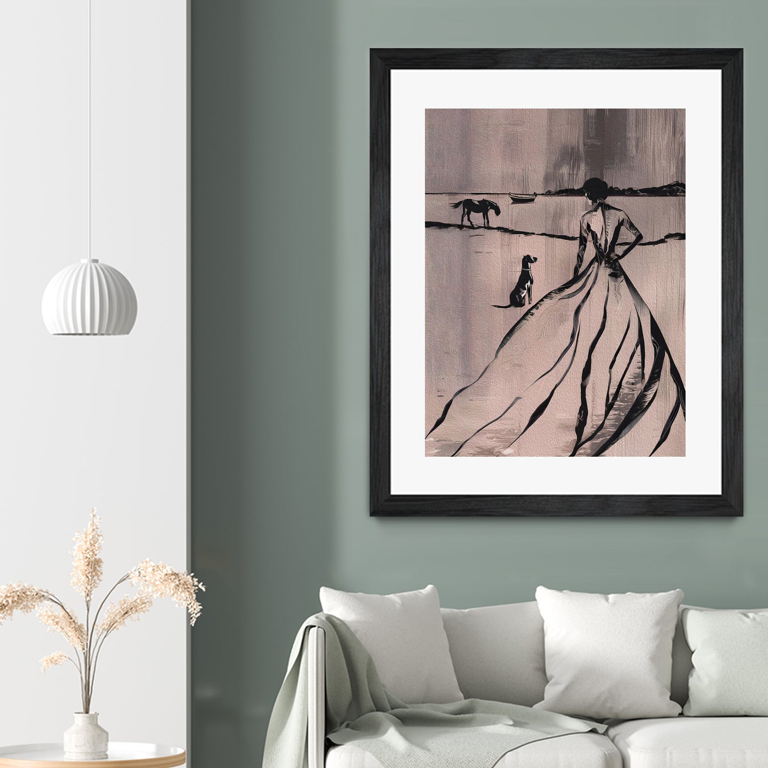 Woman By the Lake by Andreas Magnusson on GIANT ART - paintings drawing