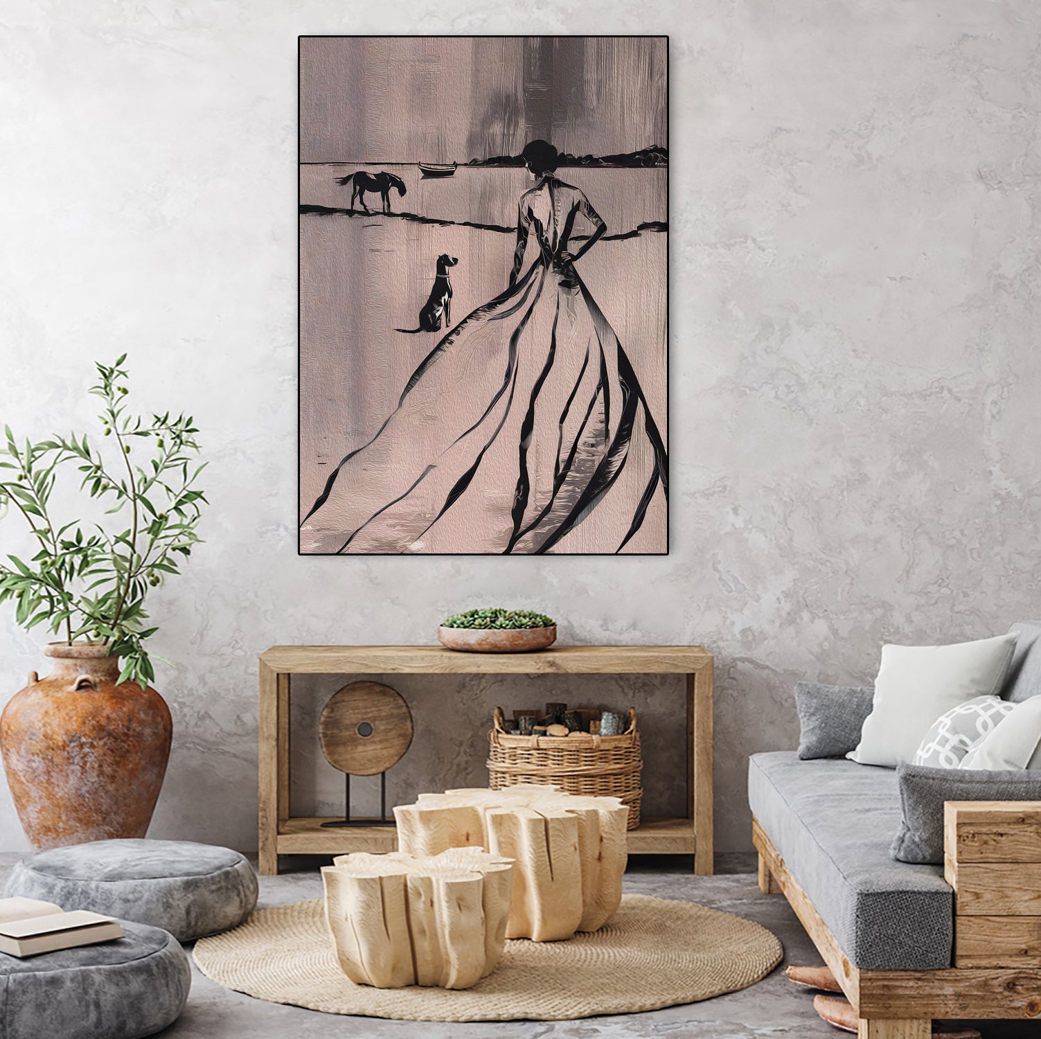 Woman By the Lake by Andreas Magnusson on GIANT ART - paintings drawing