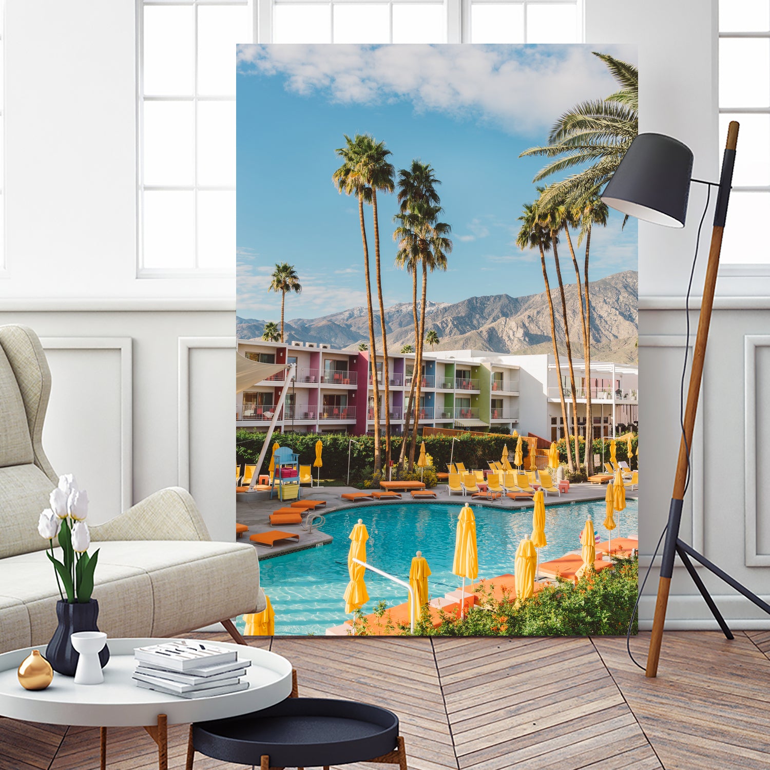 Palm Springs Saguaro by Bethany on GIANT ART - bleu botanical px2758276
