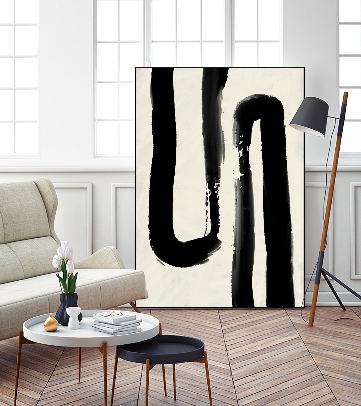 Monochrome Flow by Treechild on GIANT ART - abstract abstract wall art