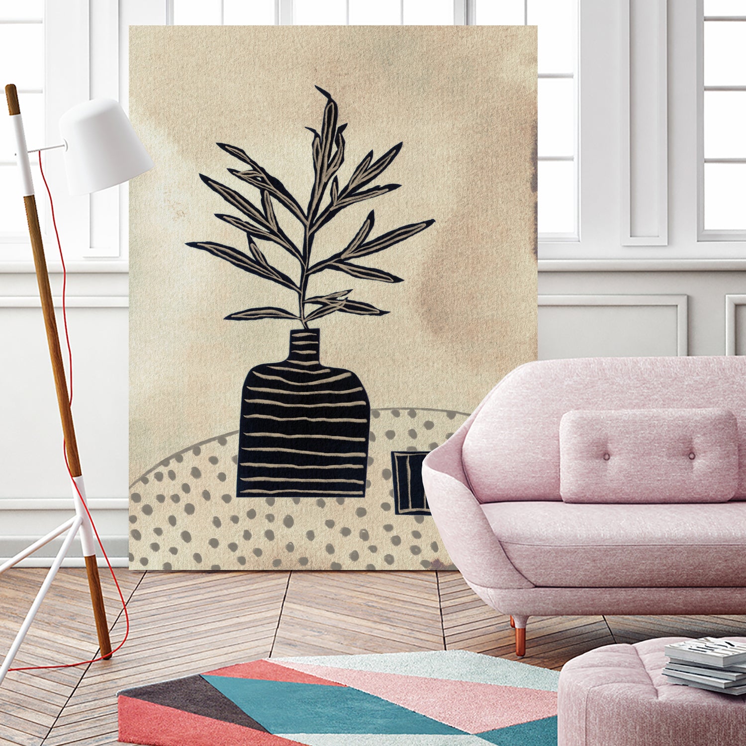 Still Life With a Vase and a Cup of Coffee by Alisa on GIANT ART - illustration drawing