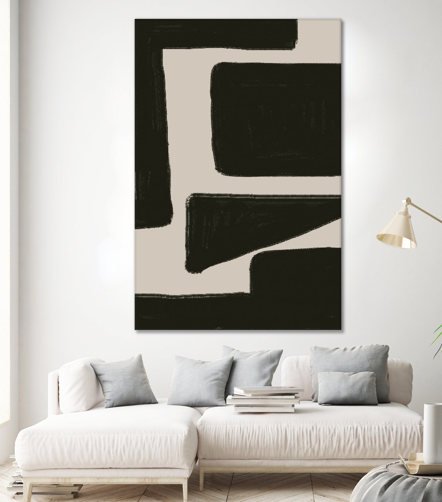 Bold Shadowscape by THE MIUUS STUDIO on GIANT ART - abstract minimalist decor