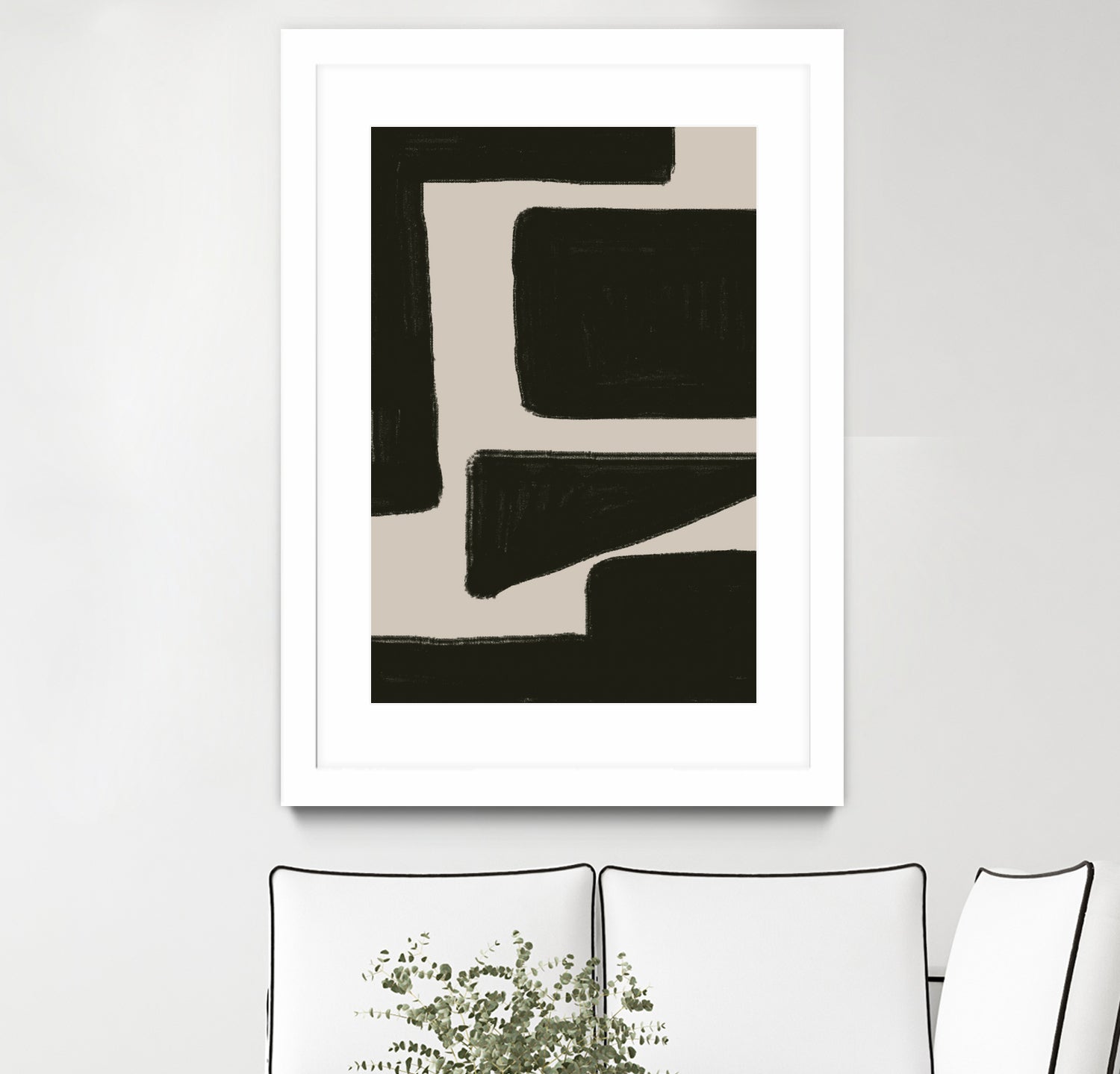 Bold Shadowscape by THE MIUUS STUDIO on GIANT ART - abstract minimalist decor