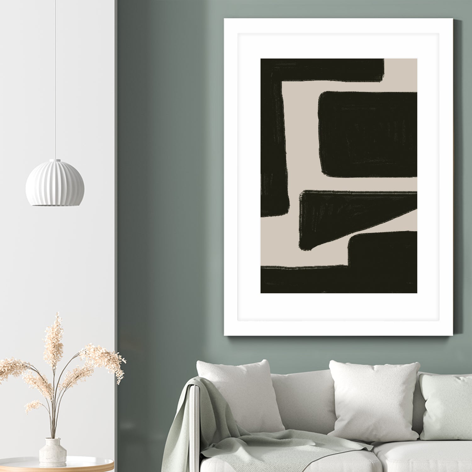 Bold Shadowscape by THE MIUUS STUDIO on GIANT ART - abstract minimalist decor