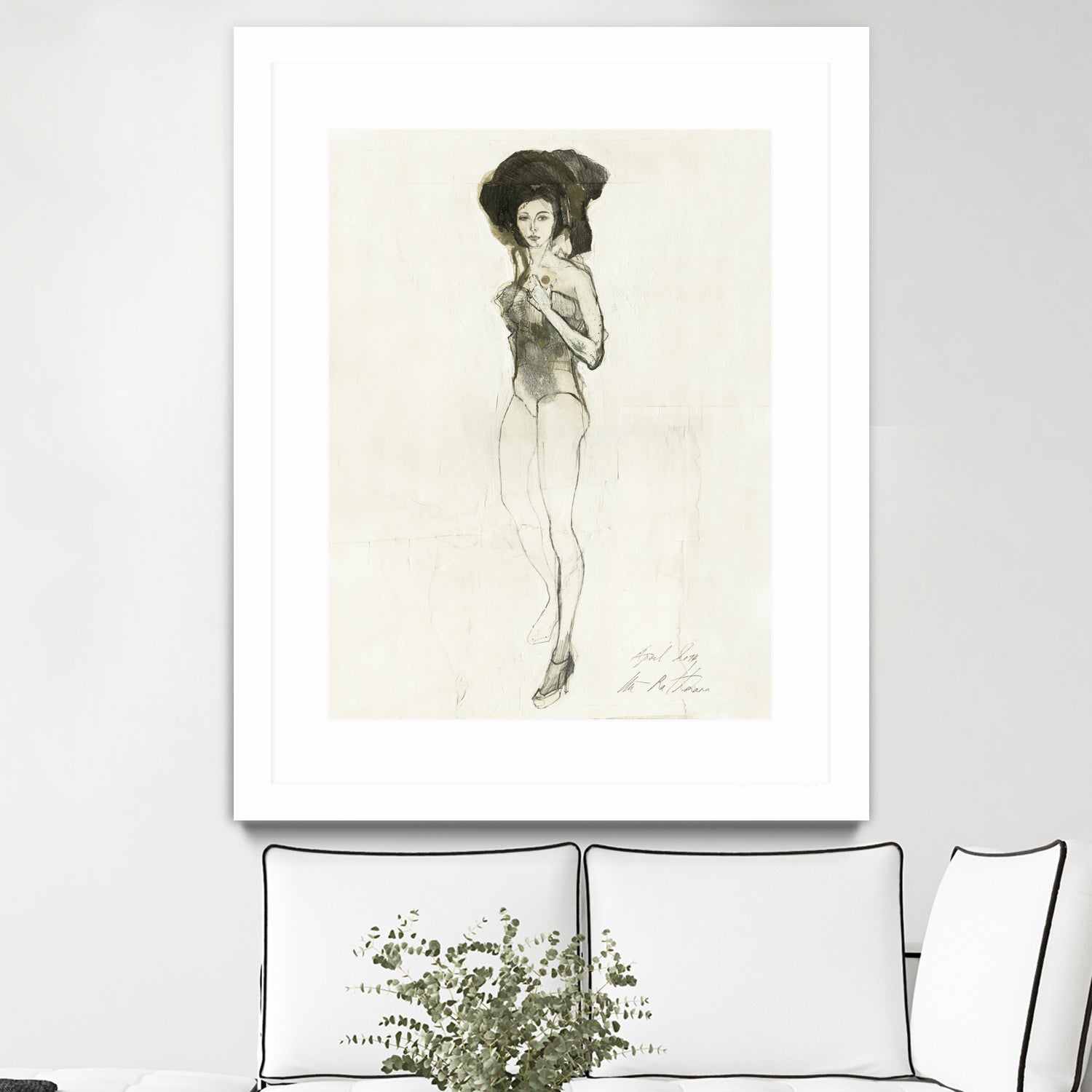 Minimalist Style by Ute Rathmann on GIANT ART - figurative fashion illustration