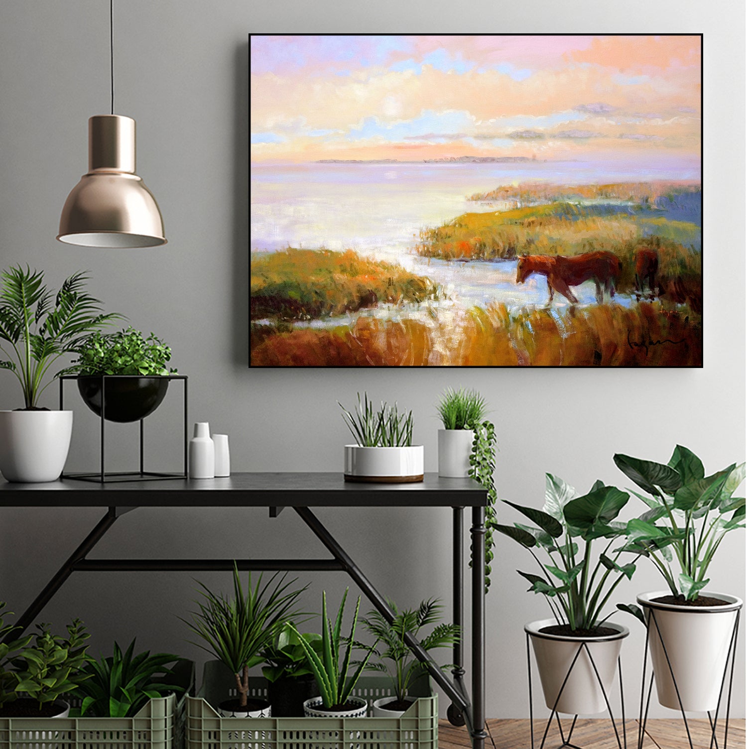 Serene Marshscape by Dorothy Fagan on GIANT ART - animal