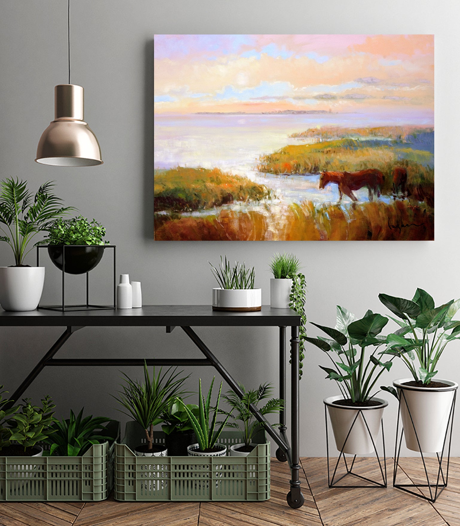 Serene Marshscape by Dorothy Fagan on GIANT ART - animal