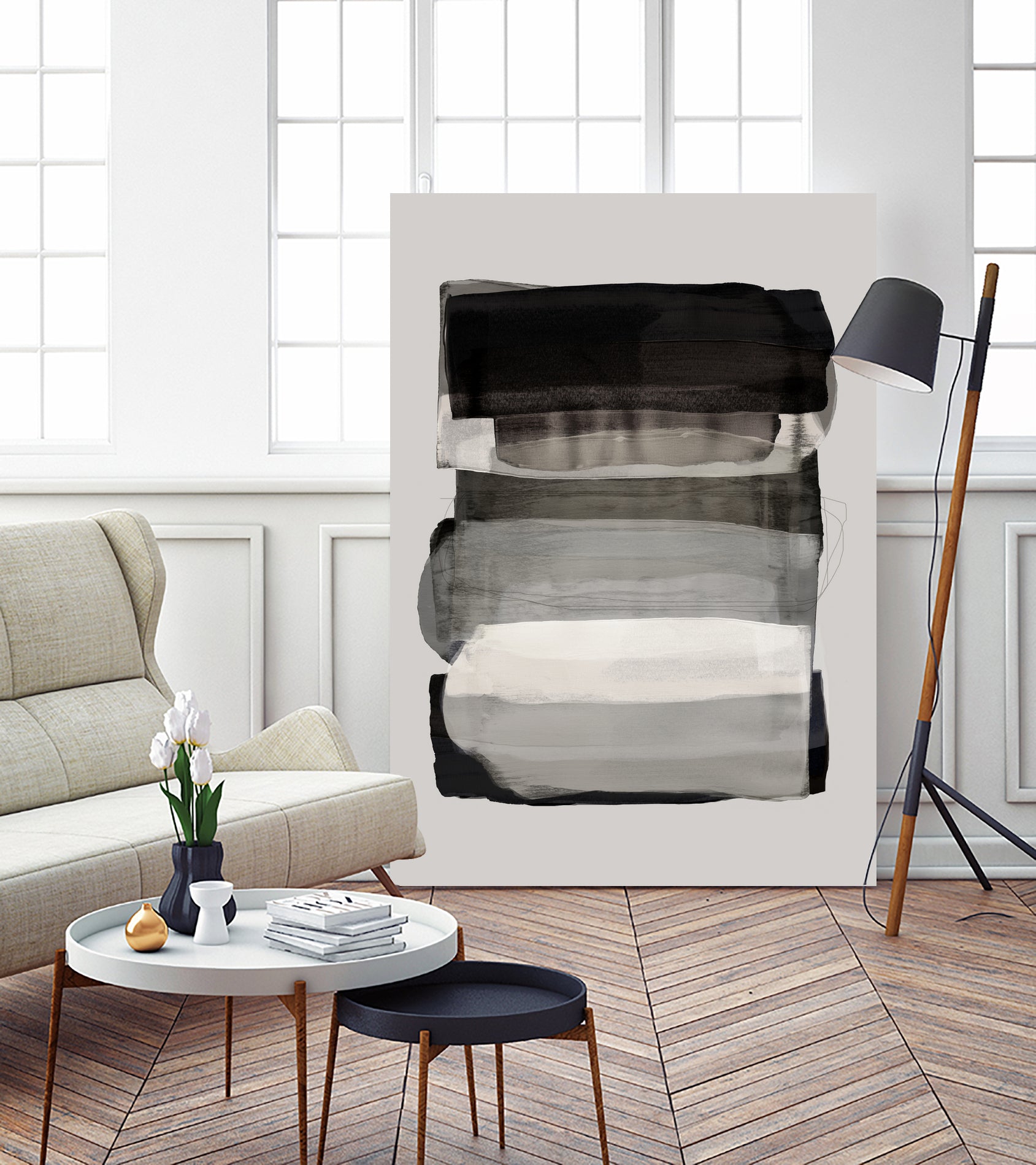 Abstract Brush Strokes 79 by Mareike on GIANT ART - bohmer