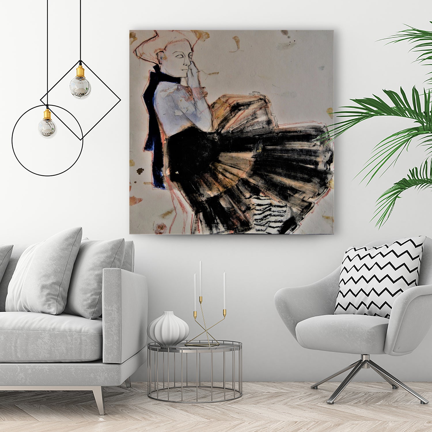 Blue Bow by Doris Schmitz on GIANT ART - 2784 illustration