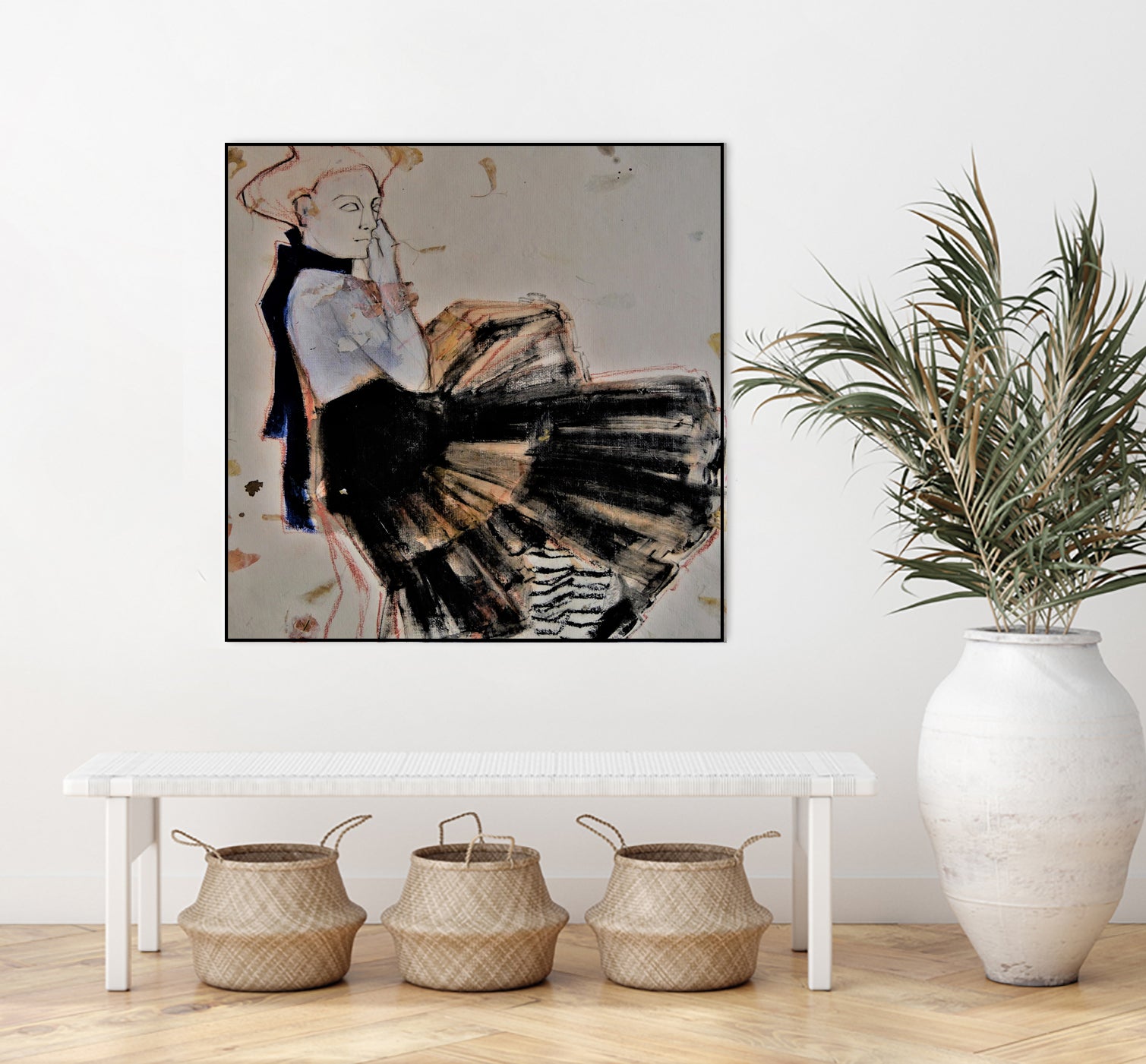 Blue Bow by Doris Schmitz on GIANT ART - 2784 illustration