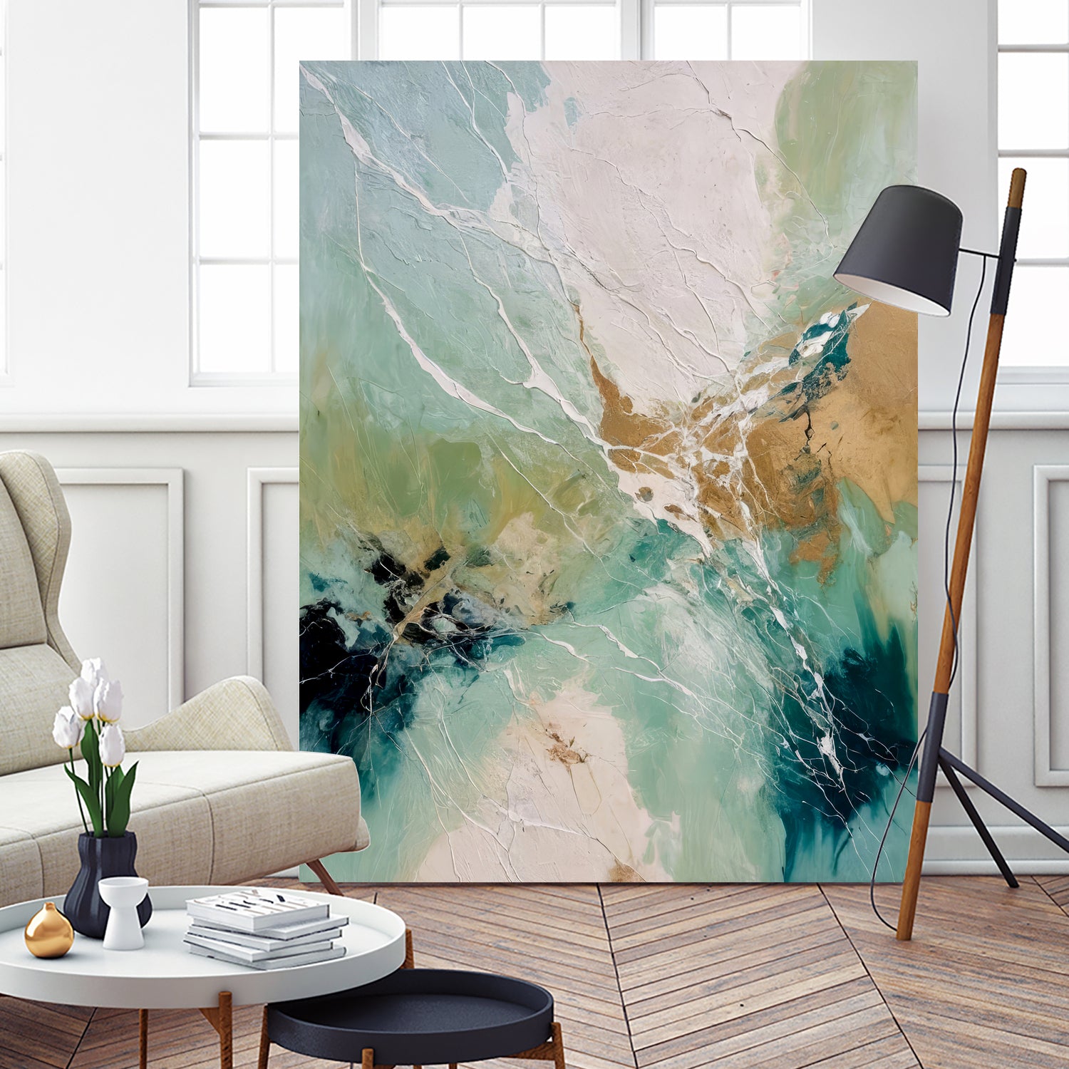 Ethereal Currents by Alpenglow Workshop on GIANT ART - abstract abstract art