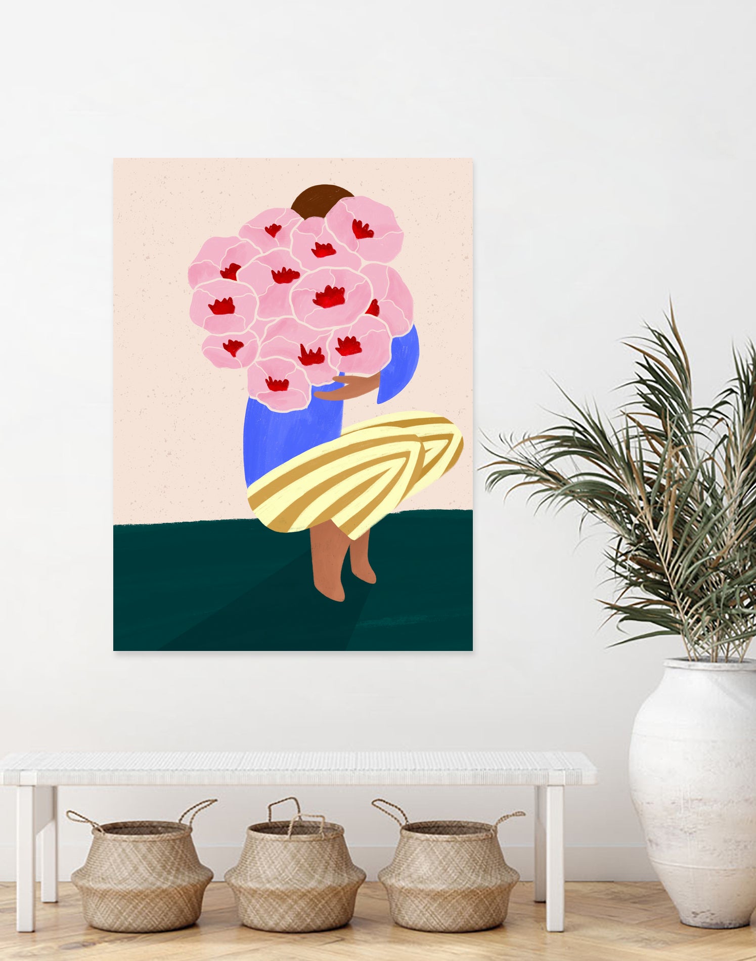 Bouquet of Flowers by Bea Muller on GIANT ART - flowers and plants drawing