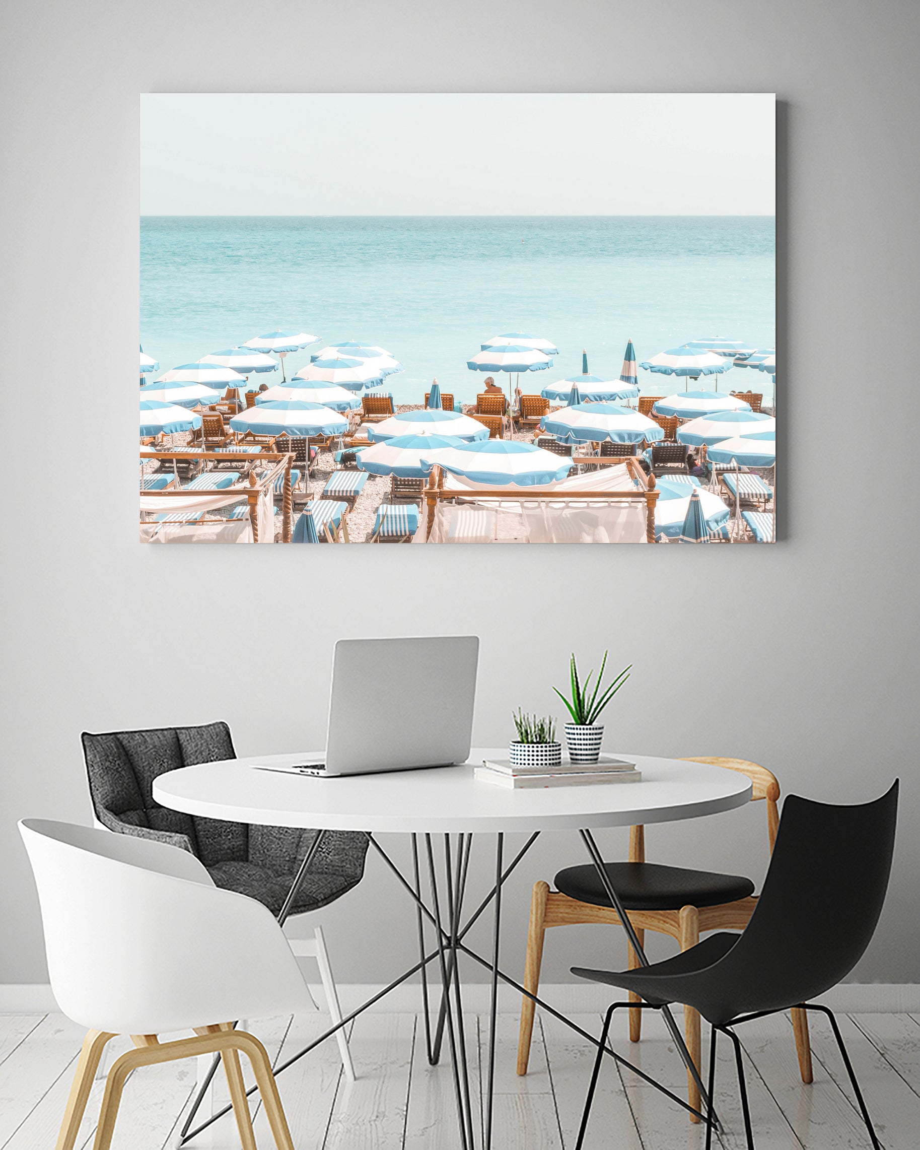 Blueriviera36x48 by Grace Digital Art on GIANT ART - landscape sky