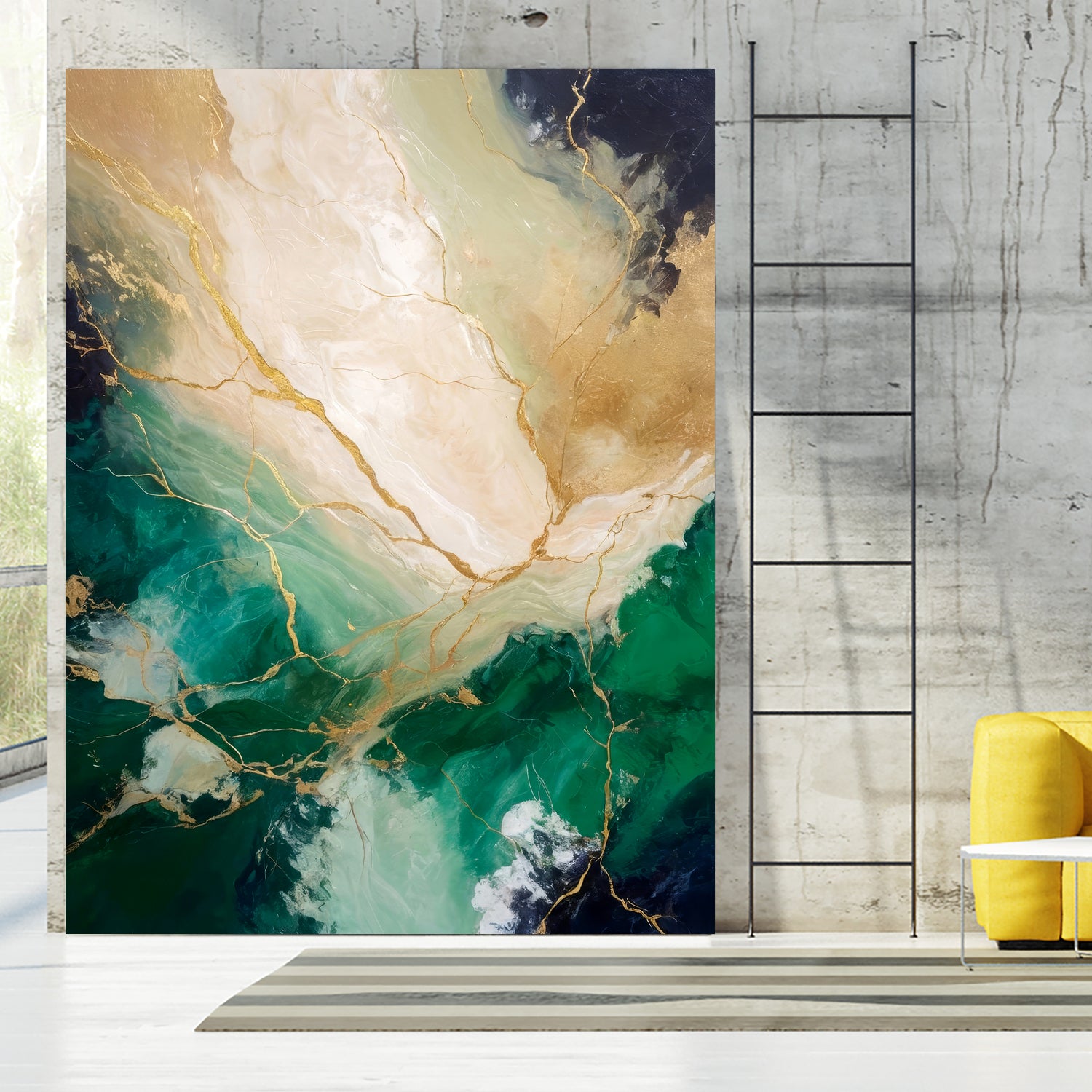 Guilded Radiance by Alpenglow Workshop on GIANT ART - abstract abstract