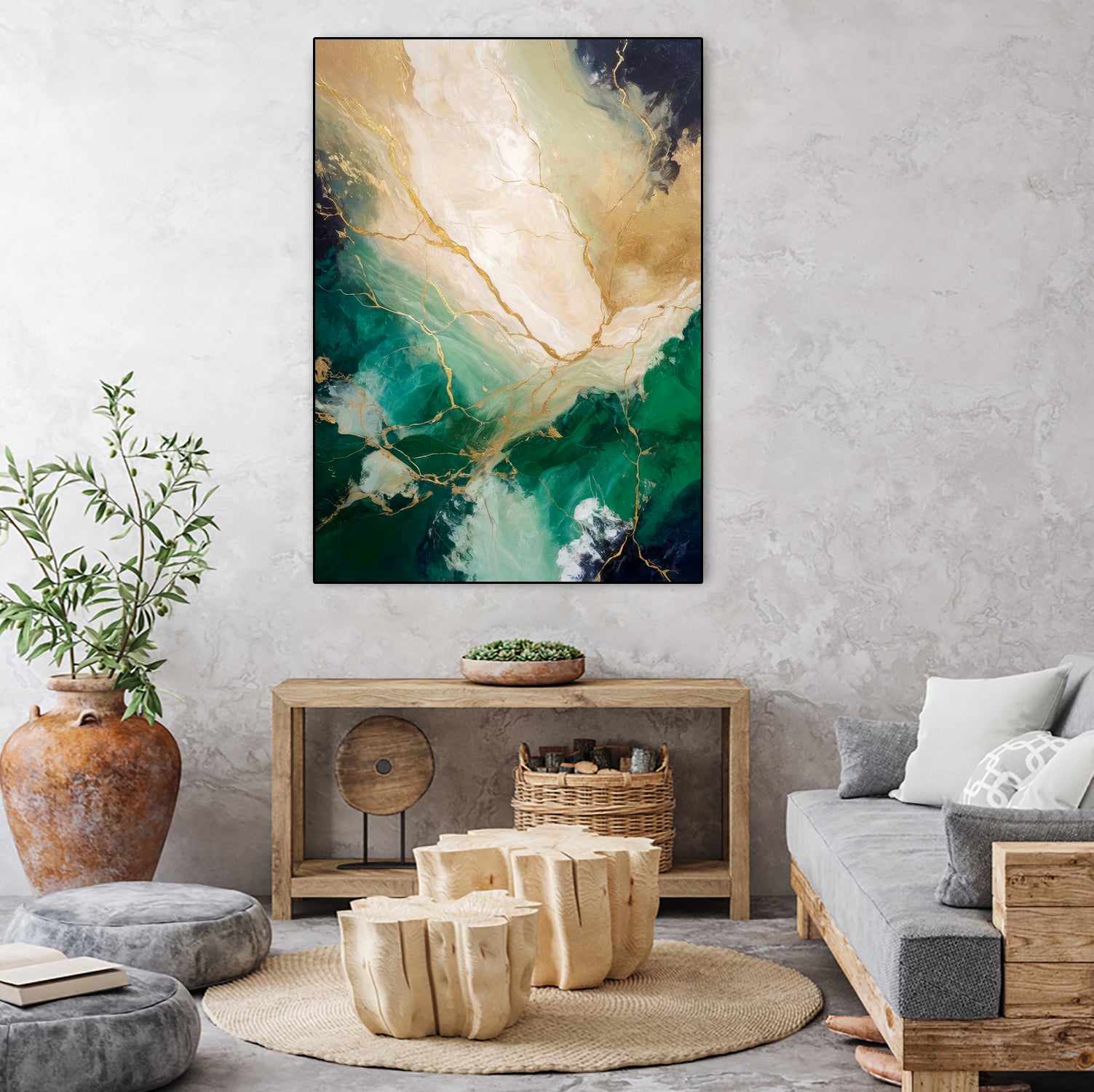 Guilded Radiance by Alpenglow Workshop on GIANT ART - abstract abstract