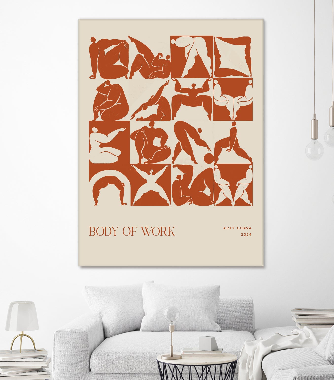 Body of Work (terracotta) by Arty Guava on GIANT ART - 9600 illustration