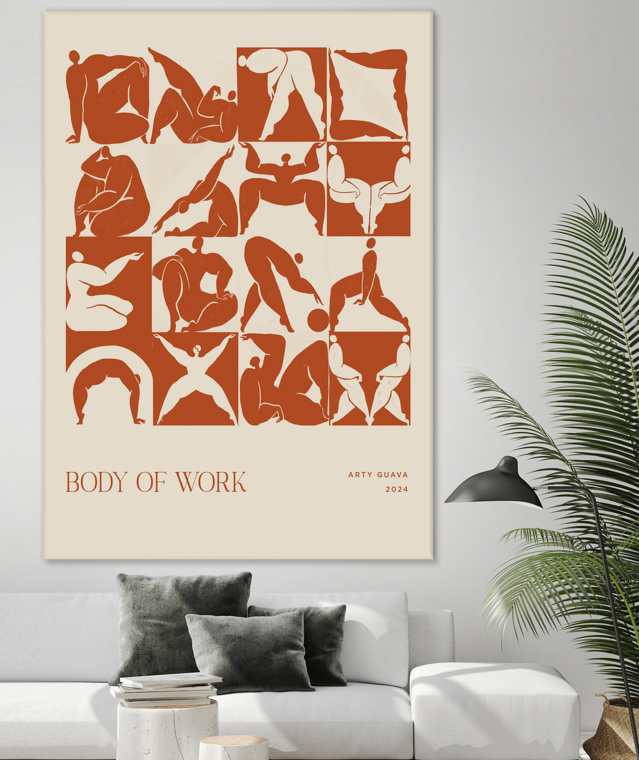 Body of Work (terracotta) by Arty Guava on GIANT ART - 9600 illustration