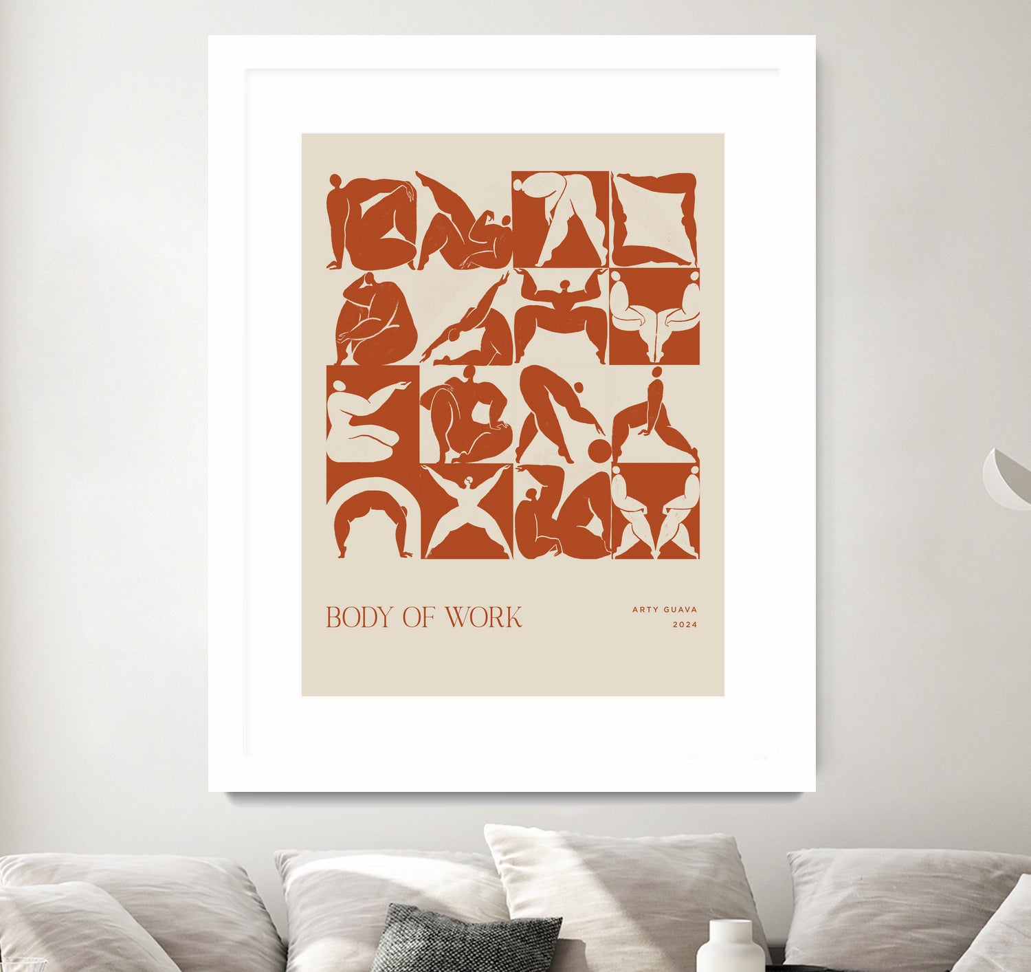 Body of Work (terracotta) by Arty Guava on GIANT ART - 9600 illustration