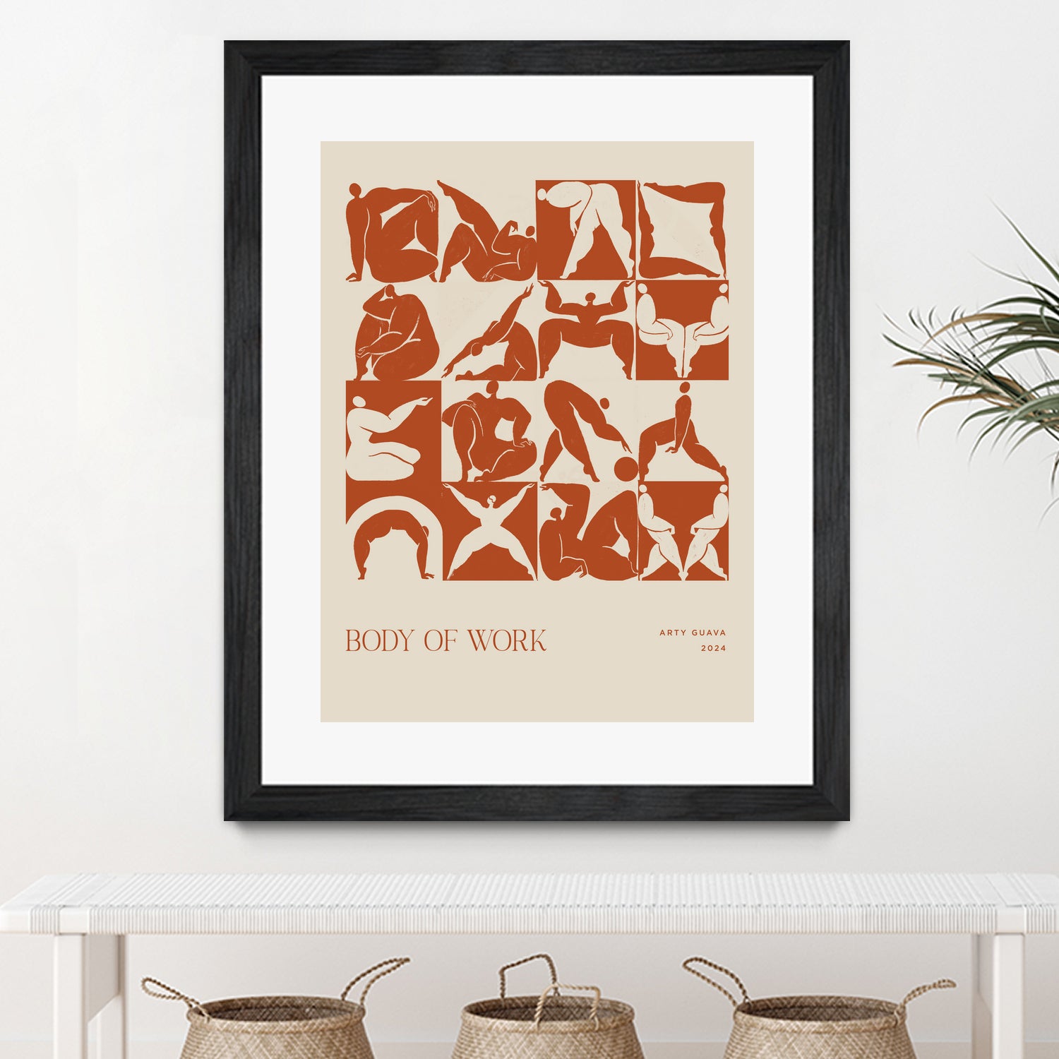 Body of Work (terracotta) by Arty Guava on GIANT ART - 9600 illustration