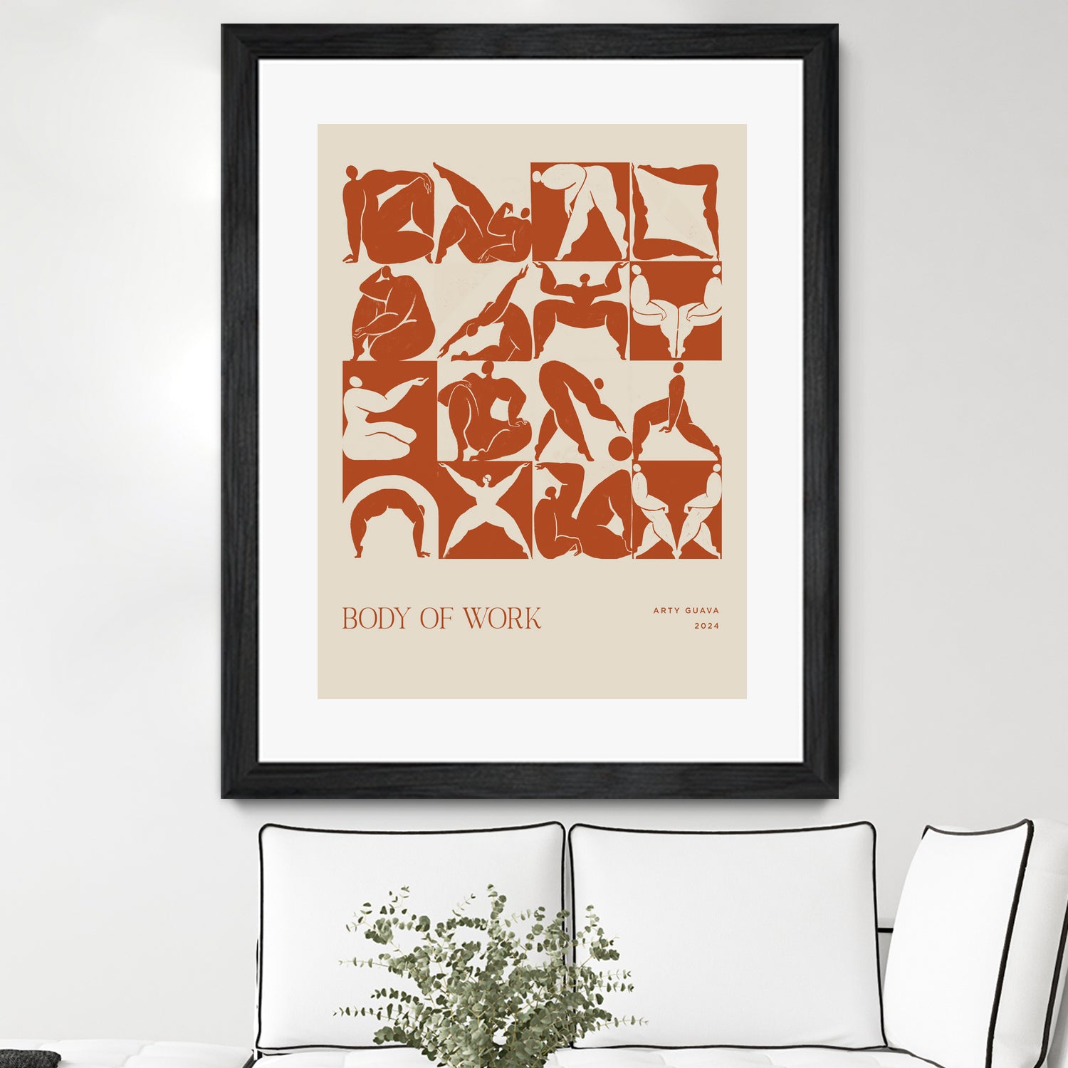 Body of Work (terracotta) by Arty Guava on GIANT ART - 9600 illustration