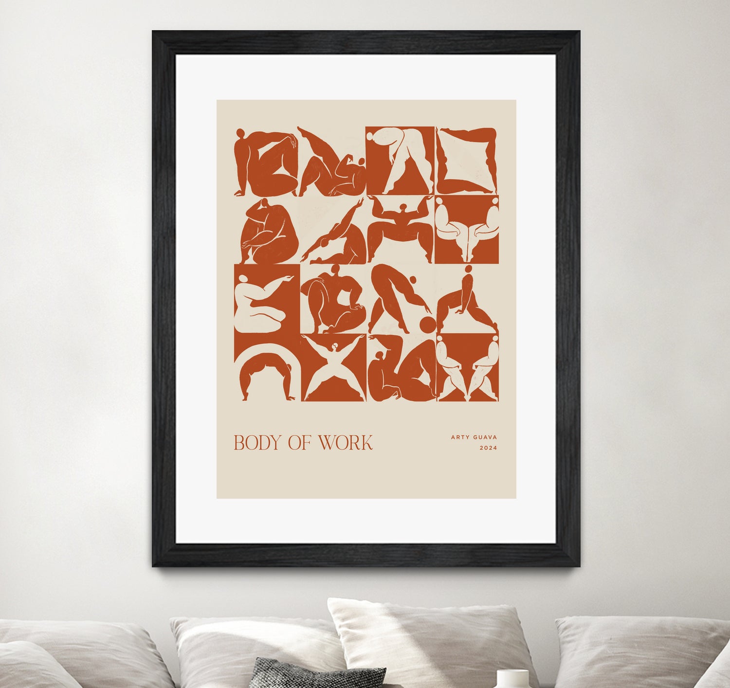 Body of Work (terracotta) by Arty Guava on GIANT ART - 9600 illustration