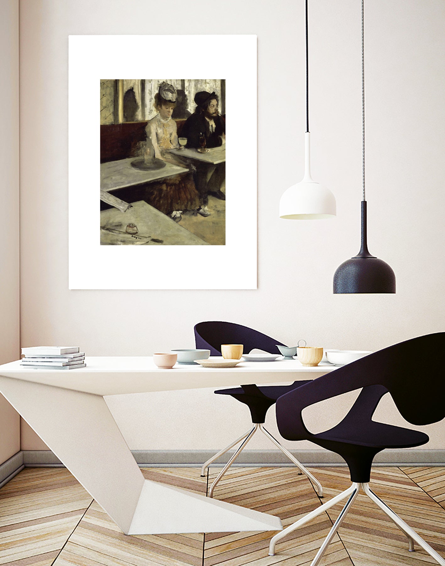 In a CafeI No.2 by Edgar Degas on GIANT ART - 5906 illustration