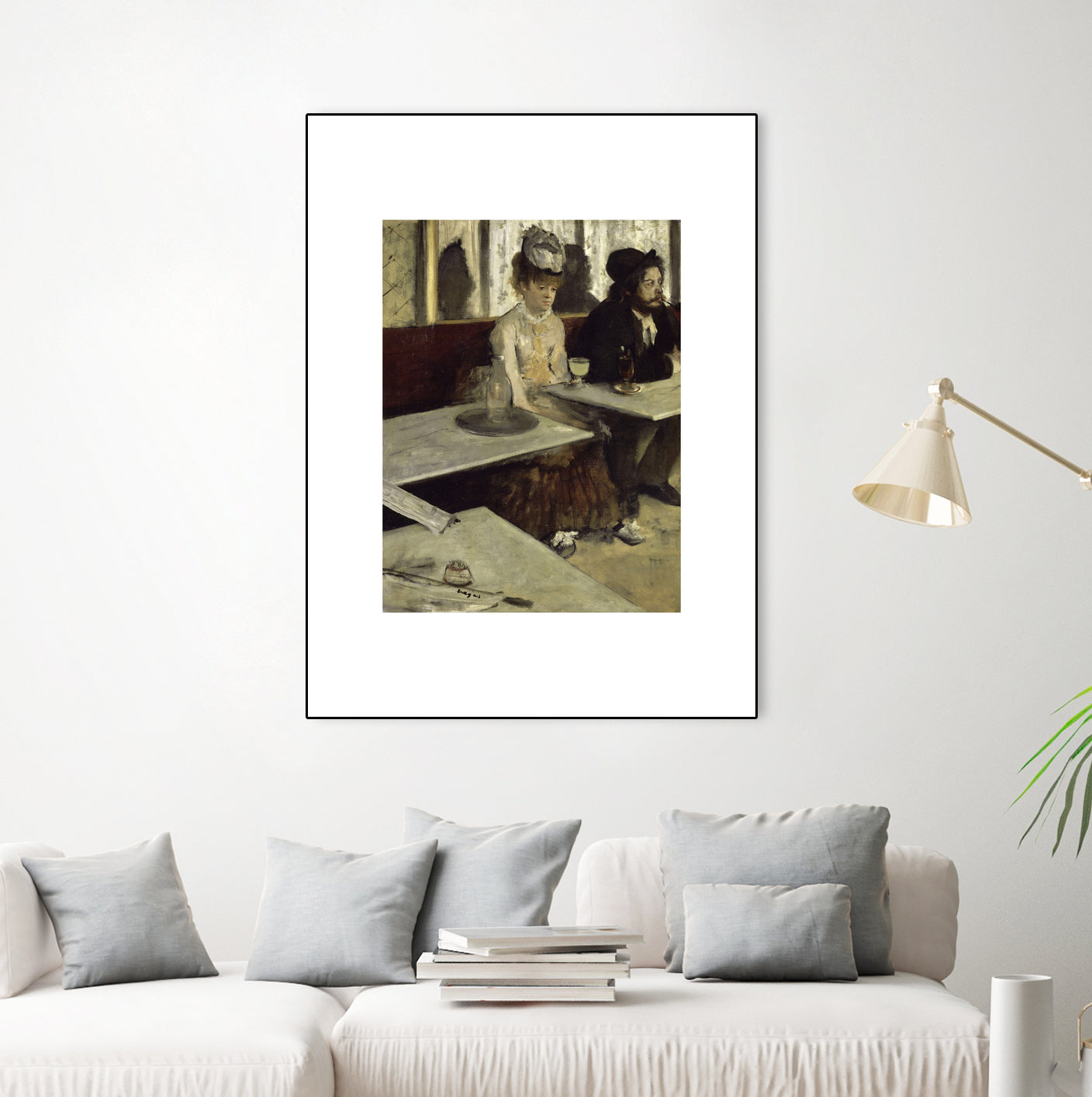 In a CafeI No.2 by Edgar Degas on GIANT ART - 5906 illustration