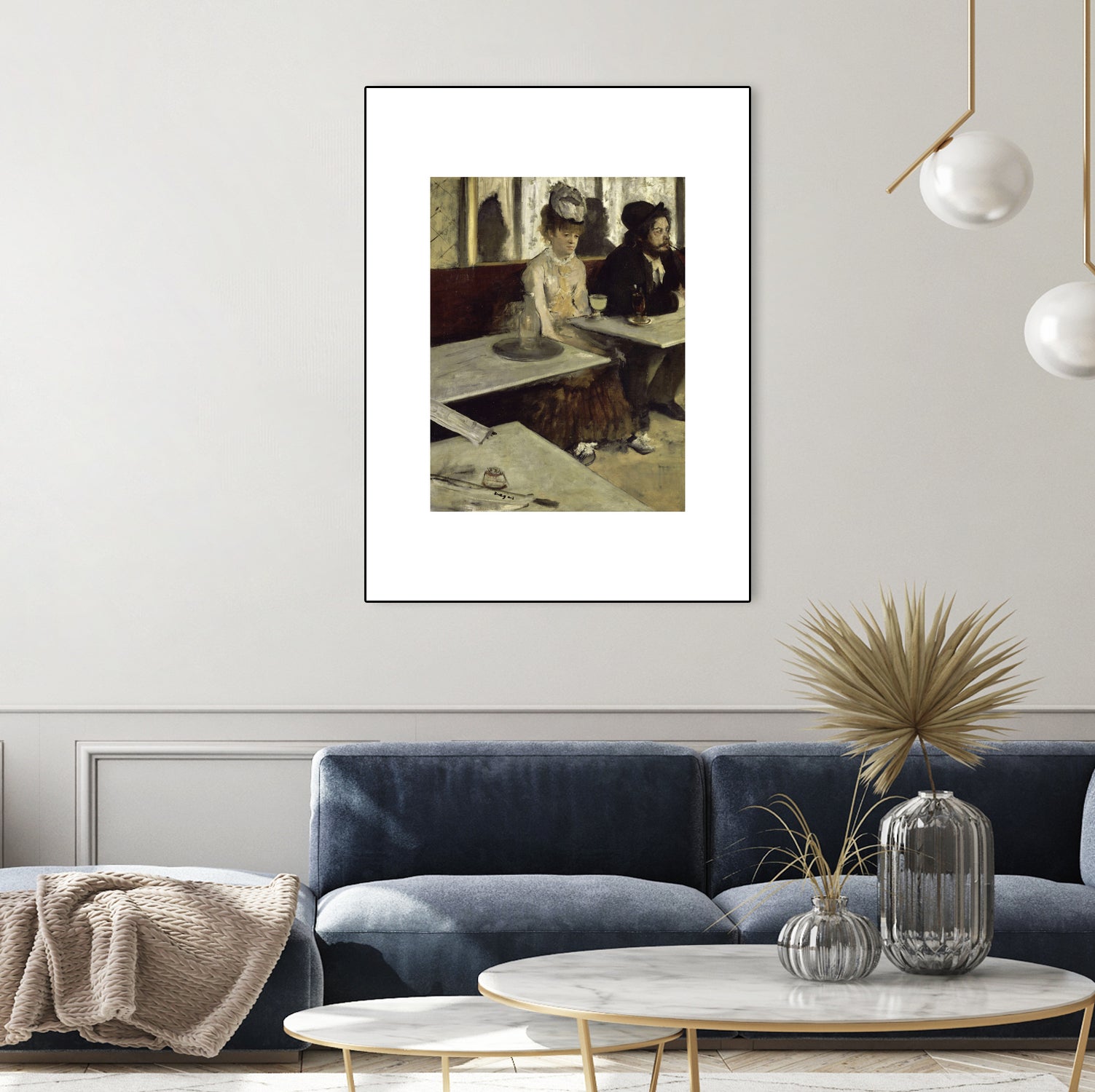 In a CafeI No.2 by Edgar Degas on GIANT ART - 5906 illustration