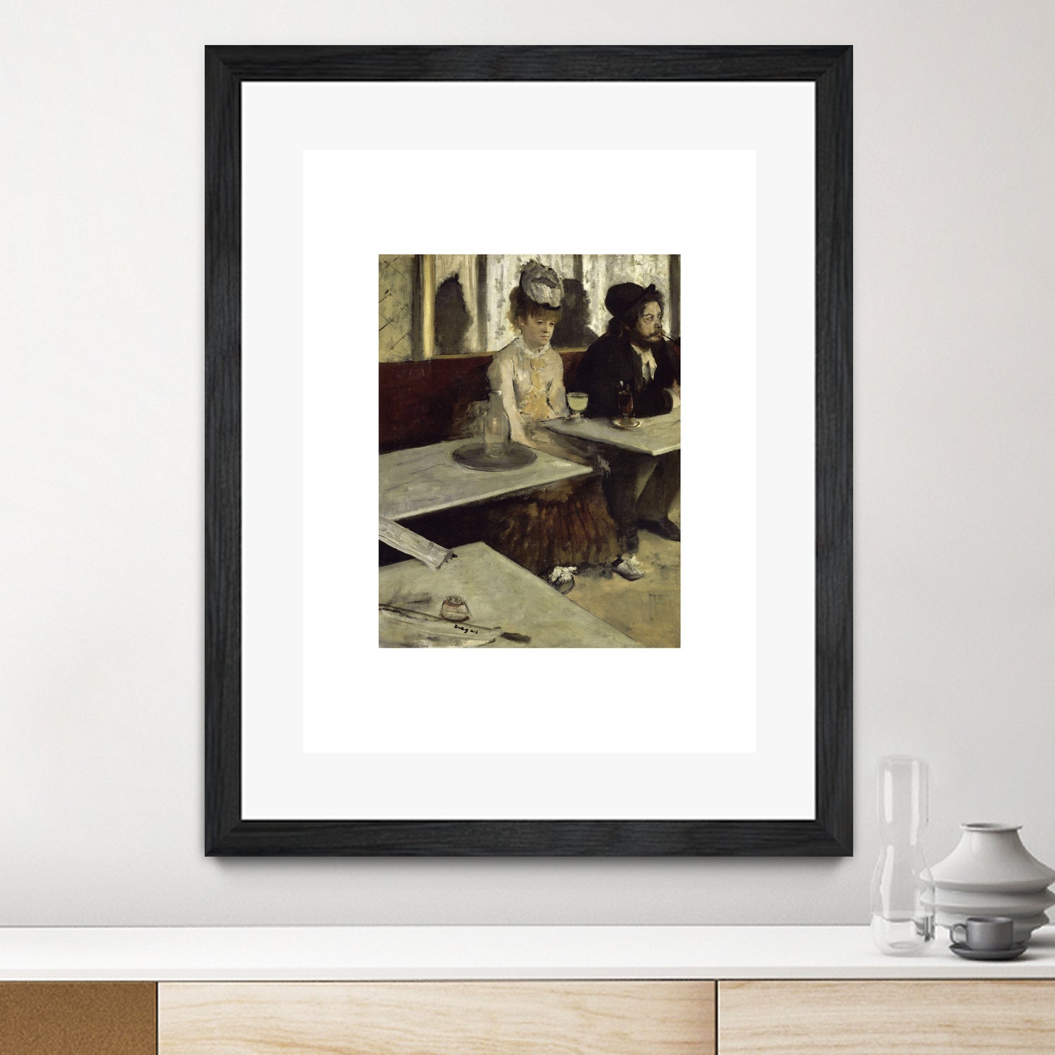 In a CafeI No.2 by Edgar Degas on GIANT ART - 5906 illustration