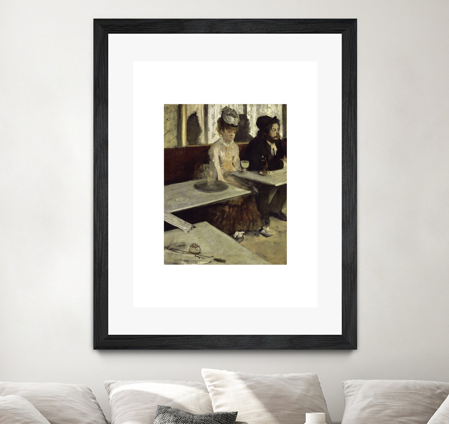 In a CafeI No.2 by Edgar Degas on GIANT ART - 5906 illustration