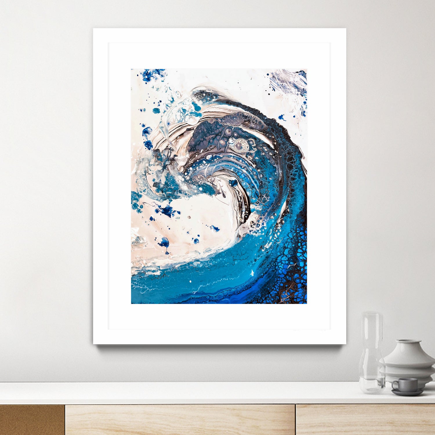 Crazy Wave by Anda Bieza on GIANT ART - abstract painting