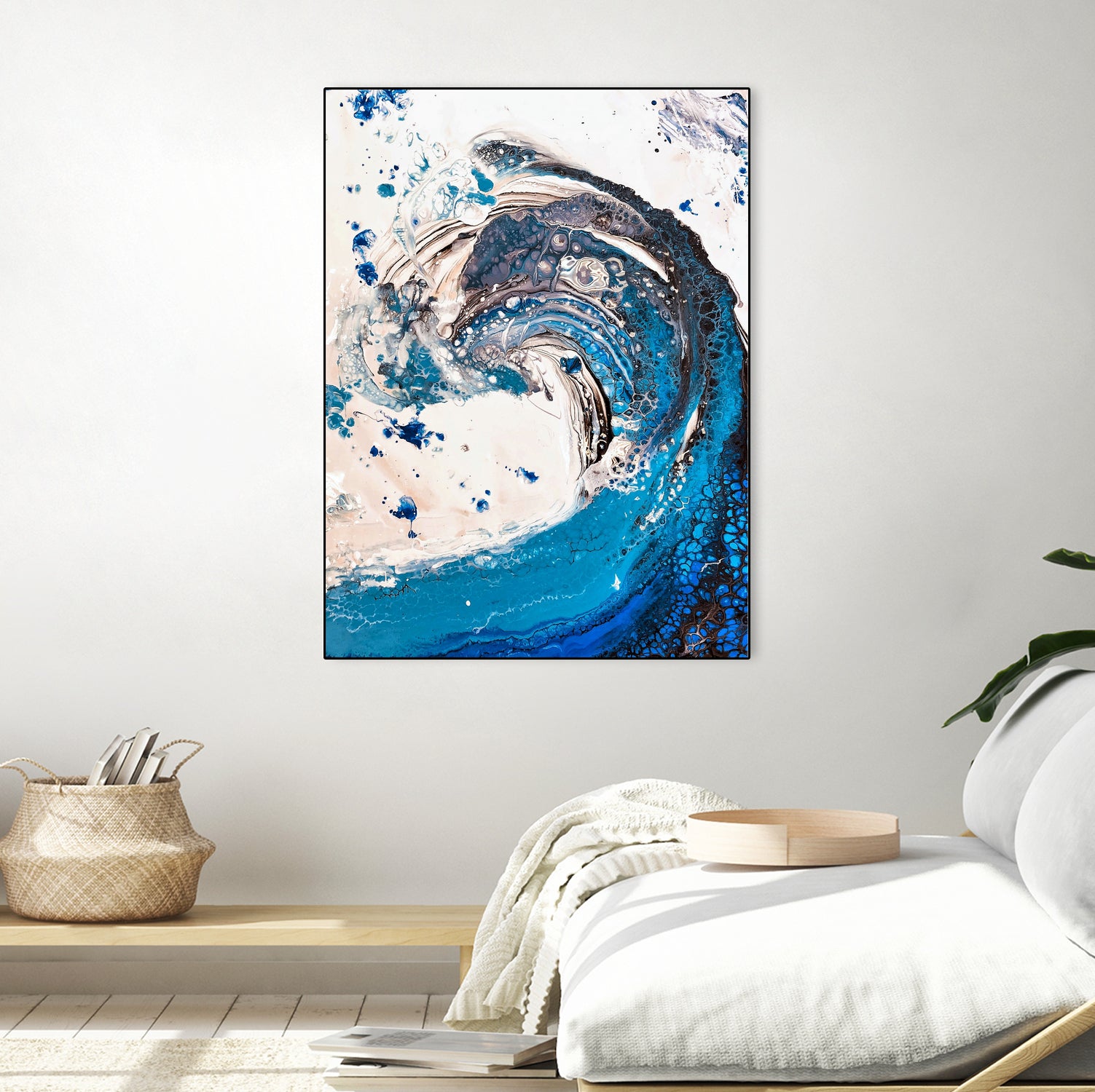 Crazy Wave by Anda Bieza on GIANT ART - abstract painting