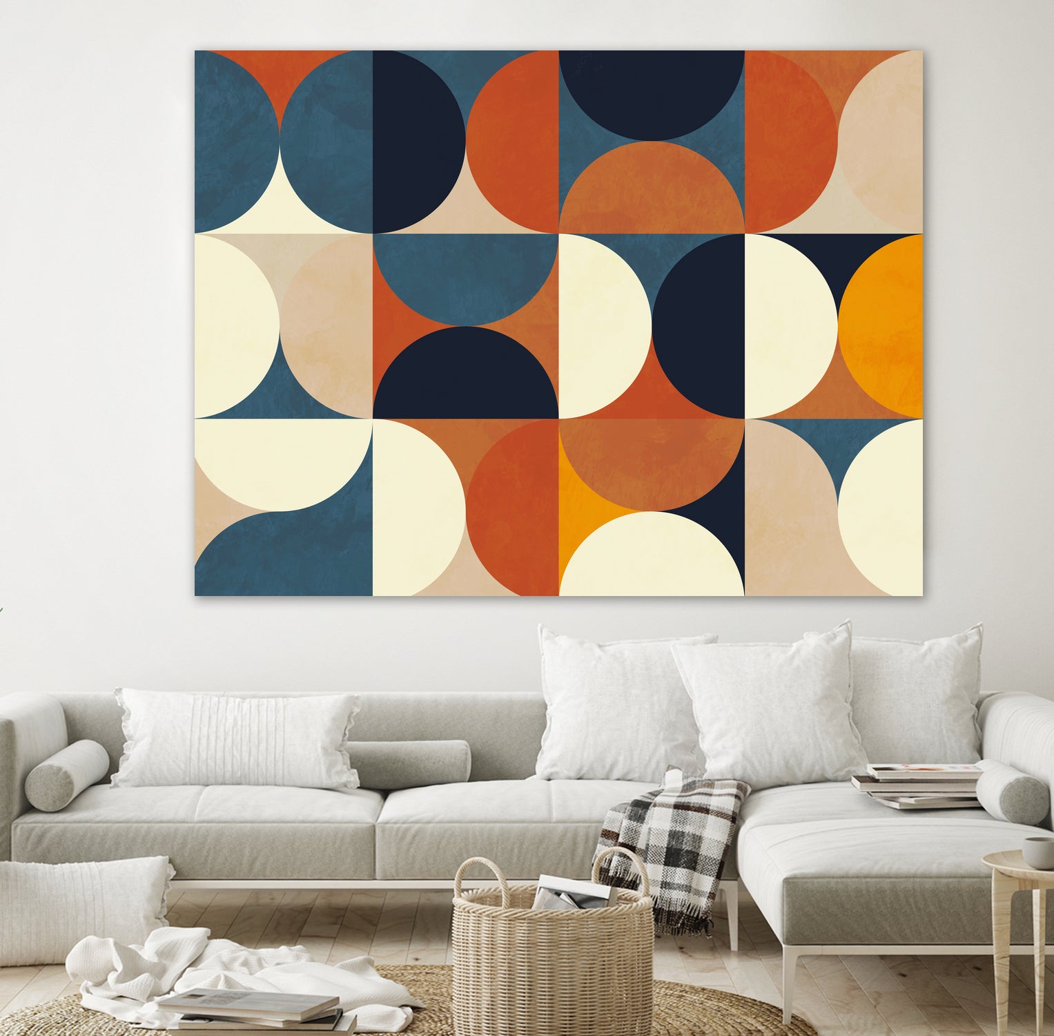 Geometry New12 Marron by Ana Rut Bre on GIANT ART - abstract abstract