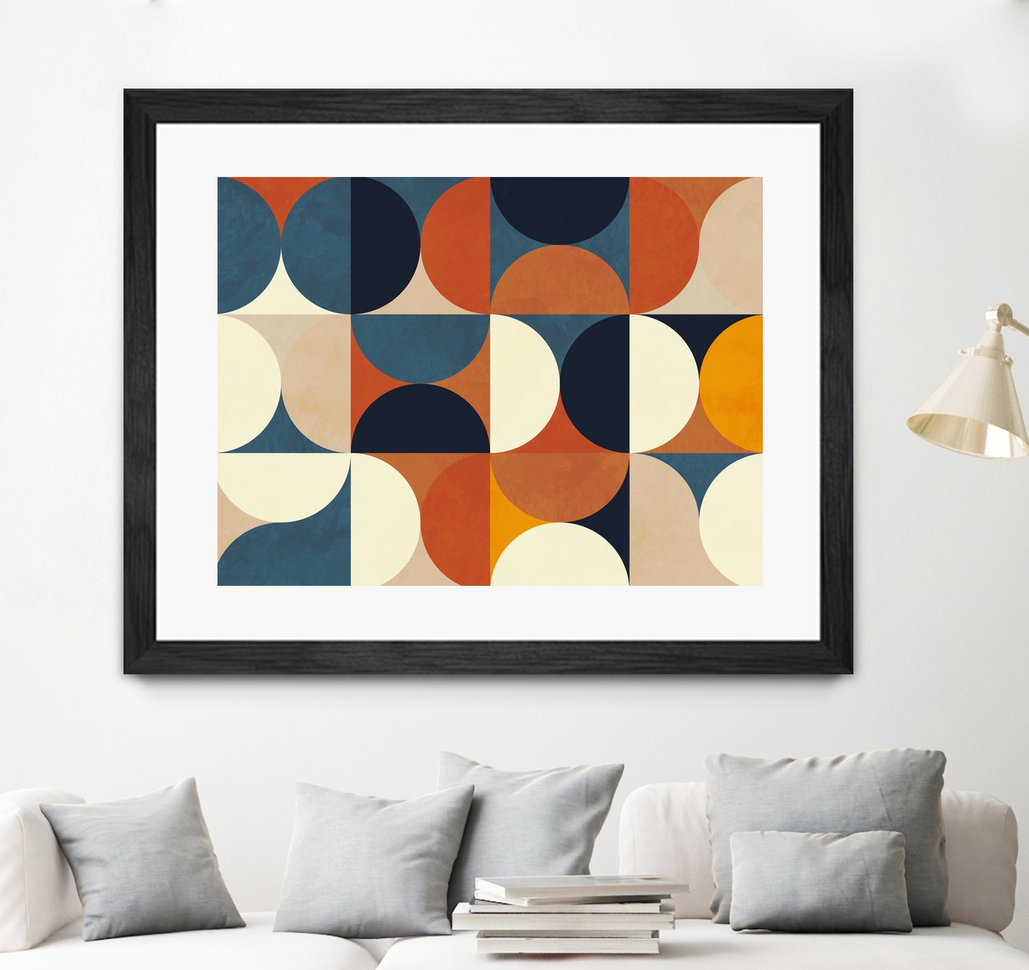 Geometry New12 Marron by Ana Rut Bre on GIANT ART - abstract abstract