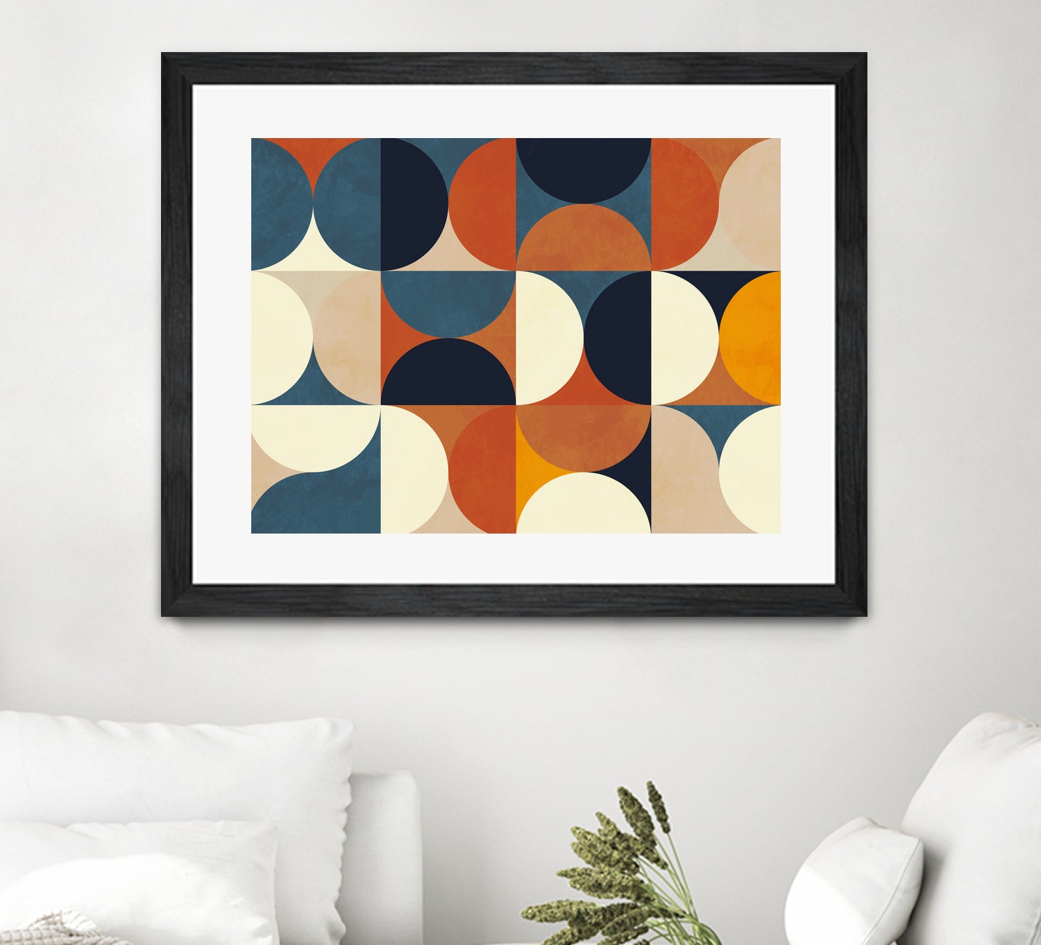 Geometry New12 Marron by Ana Rut Bre on GIANT ART - abstract abstract