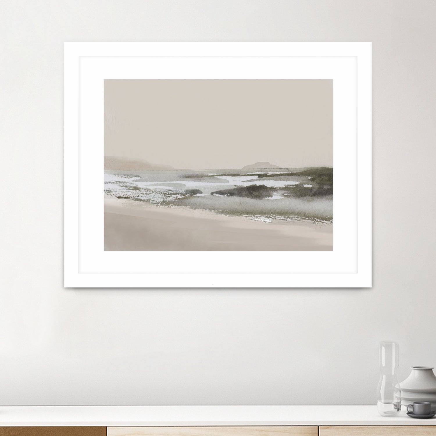 Calm Beach by Dan Hobday on GIANT ART - nature and landscapes nature
