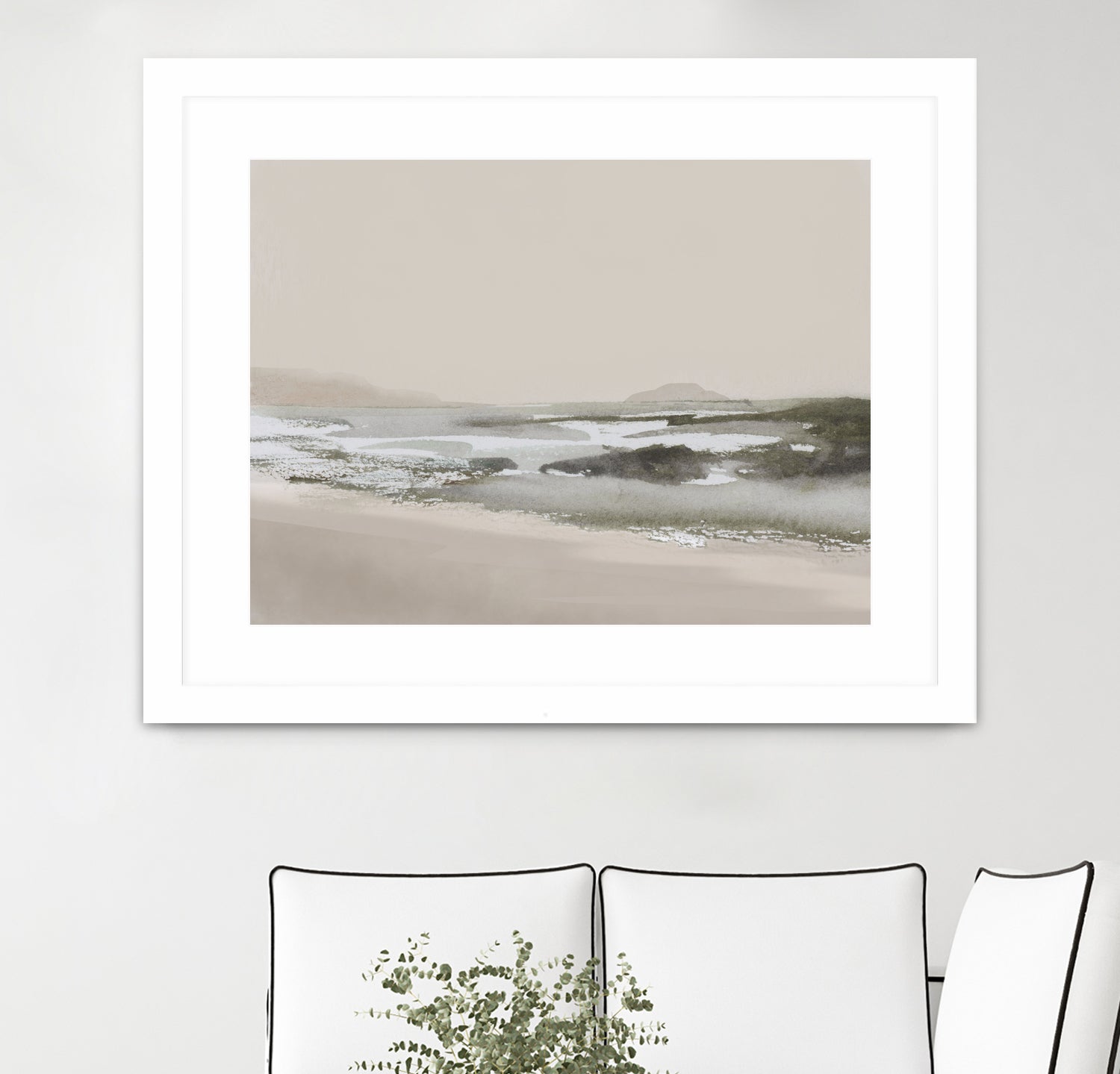Calm Beach by Dan Hobday on GIANT ART - nature and landscapes nature