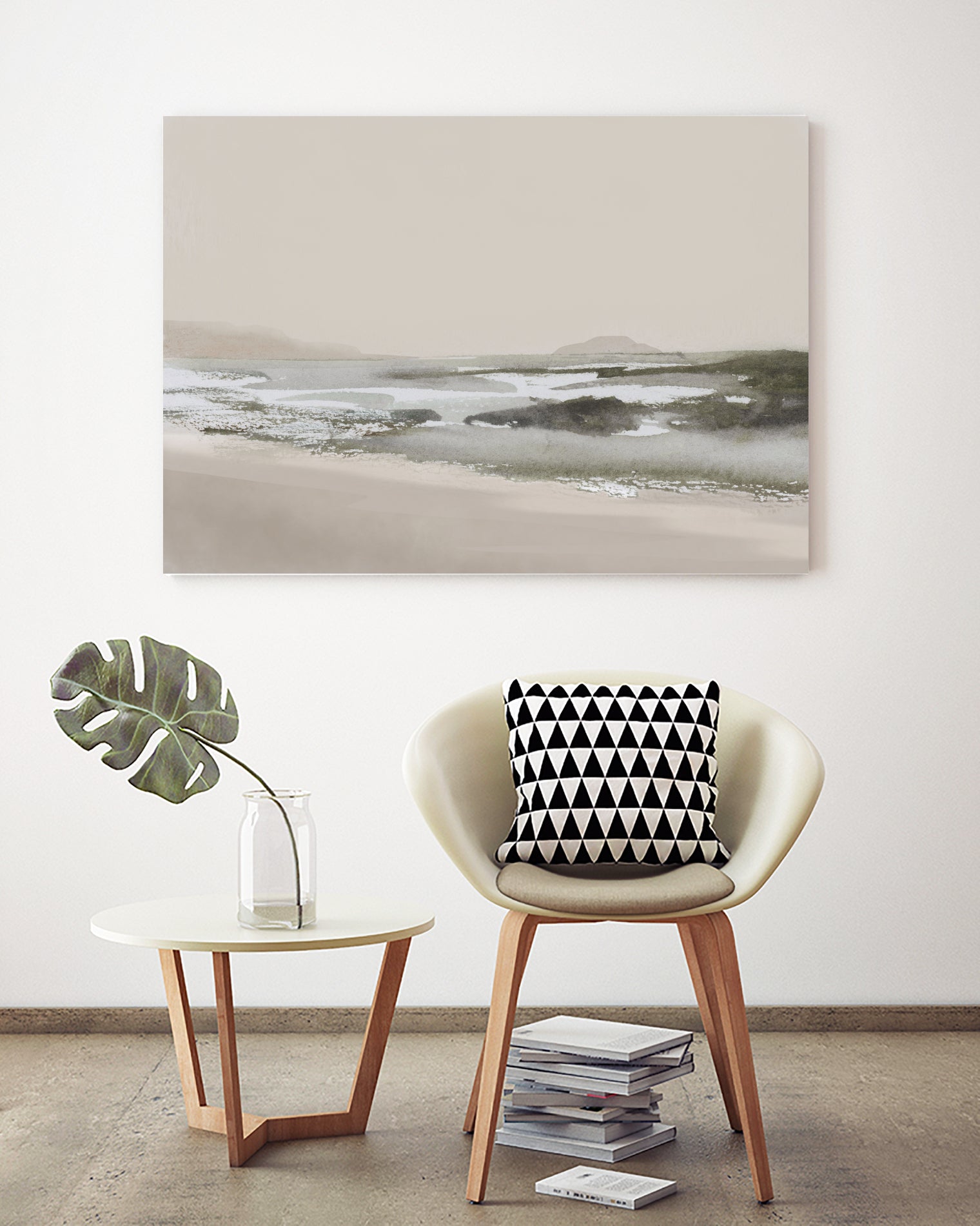 Calm Beach by Dan Hobday on GIANT ART - nature and landscapes nature