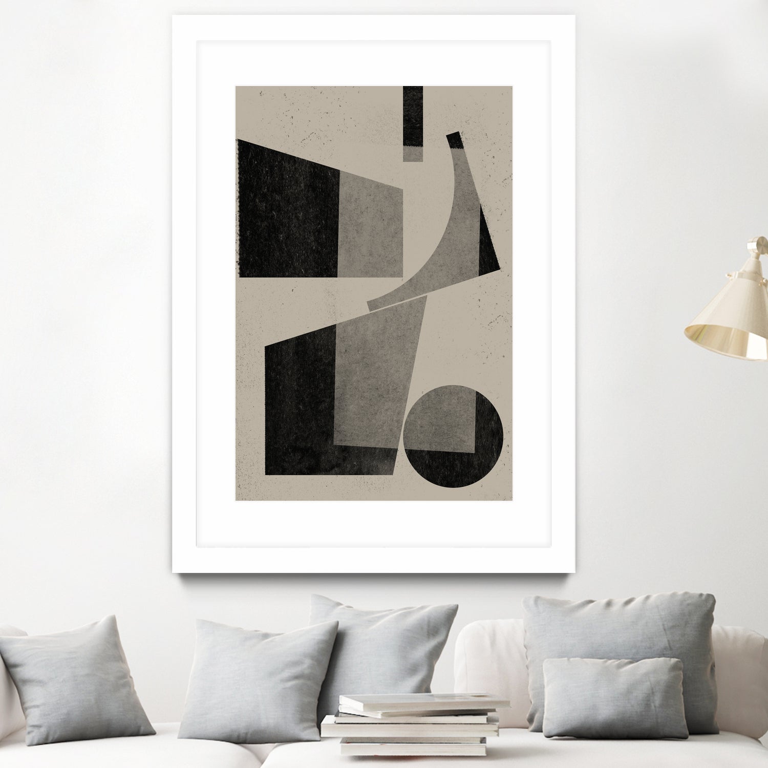 Geometric Harmony by THE MIUUS STUDIO on GIANT ART - watercolor abstract art