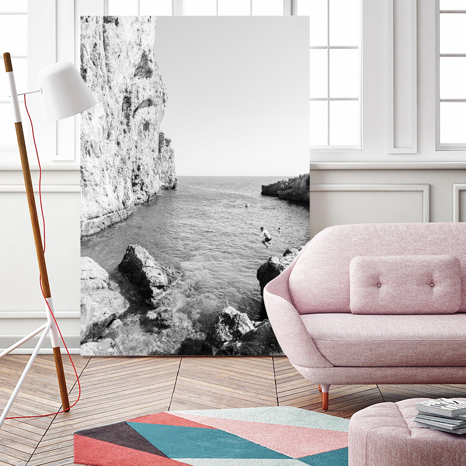 The Dive by Kathrin Pienaar on GIANT ART - black and white landscape black and white