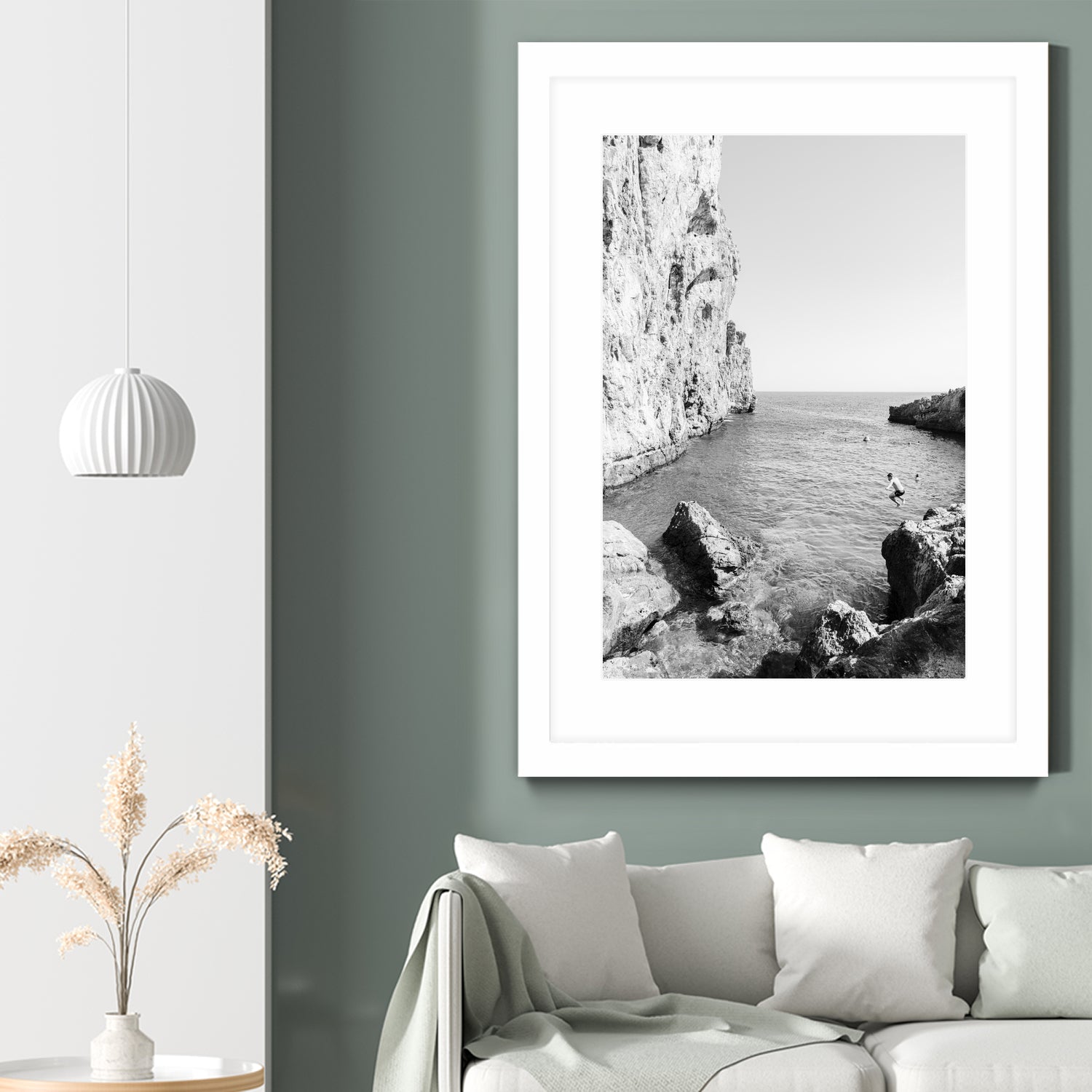 The Dive by Kathrin Pienaar on GIANT ART - black and white landscape black and white