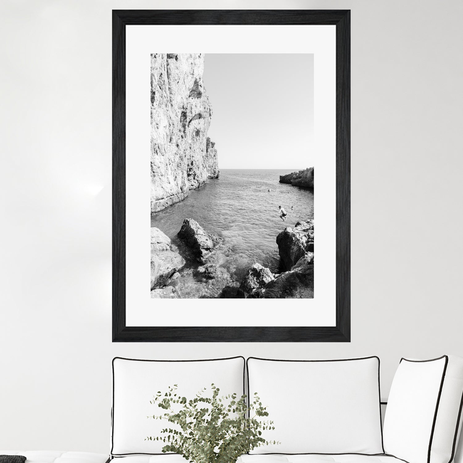 The Dive by Kathrin Pienaar on GIANT ART - black and white landscape black and white