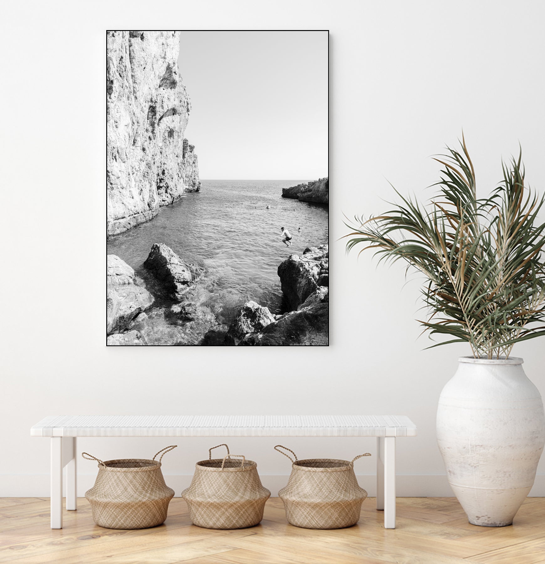 The Dive by Kathrin Pienaar on GIANT ART - black and white landscape black and white